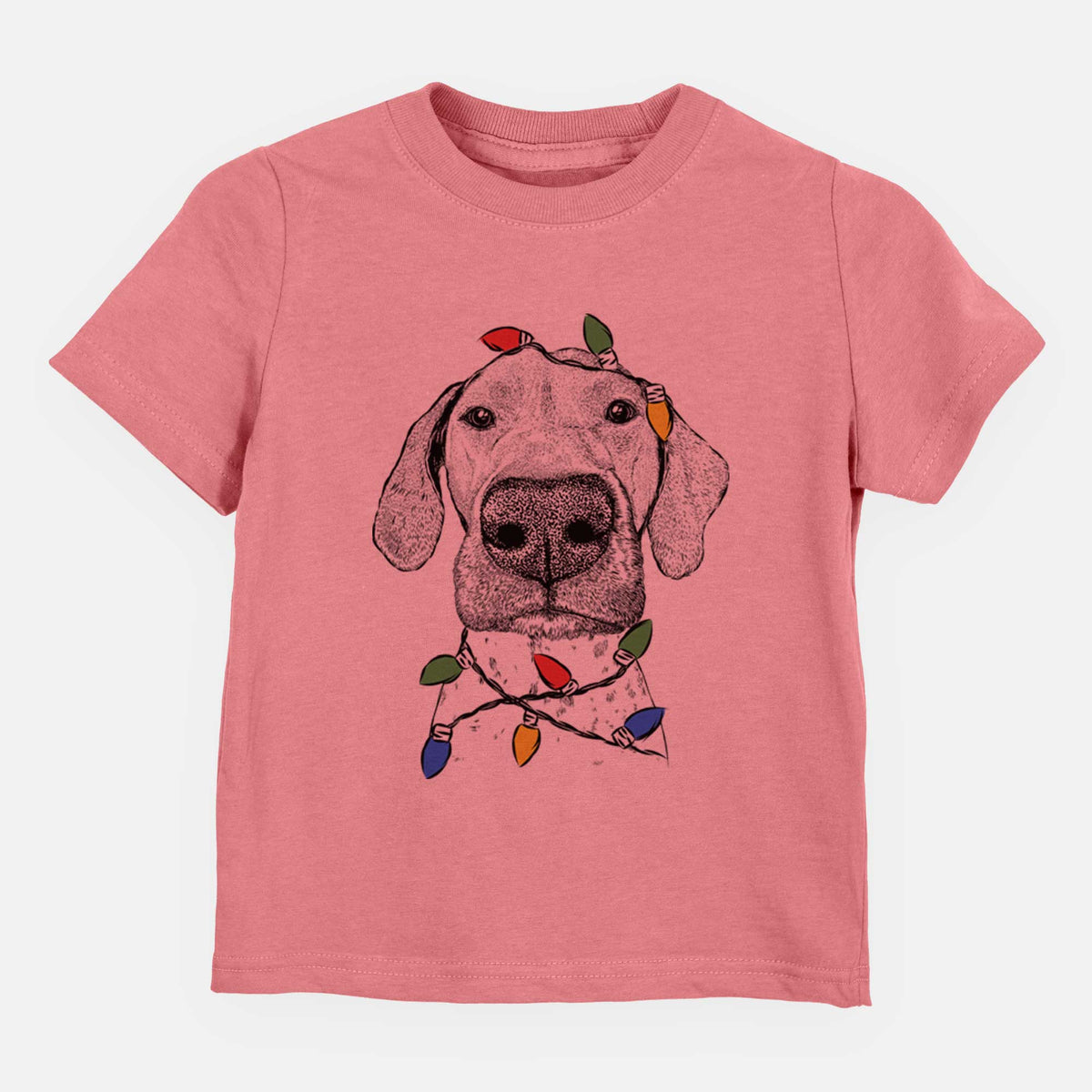 Christmas Lights Leroy the German Shorthaired Pointer - Kids/Youth/Toddler Shirt