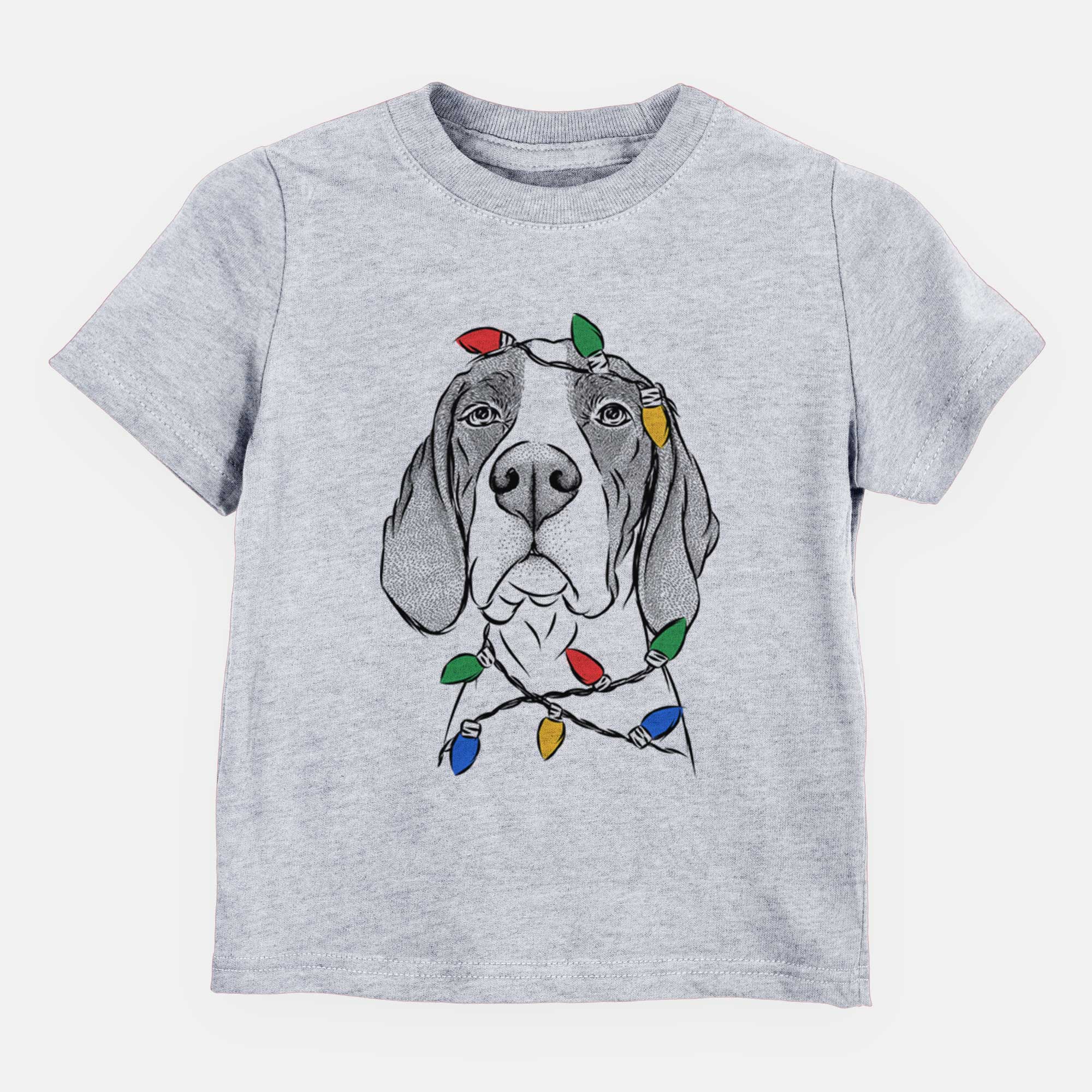 Christmas Lights Liam the English Pointer - Kids/Youth/Toddler Shirt