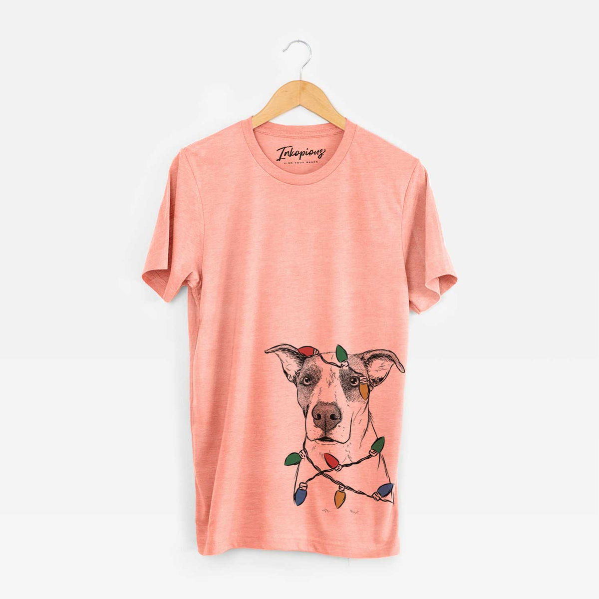 Christmas Lights Lily the Mixed Breed - Unisex Crewneck