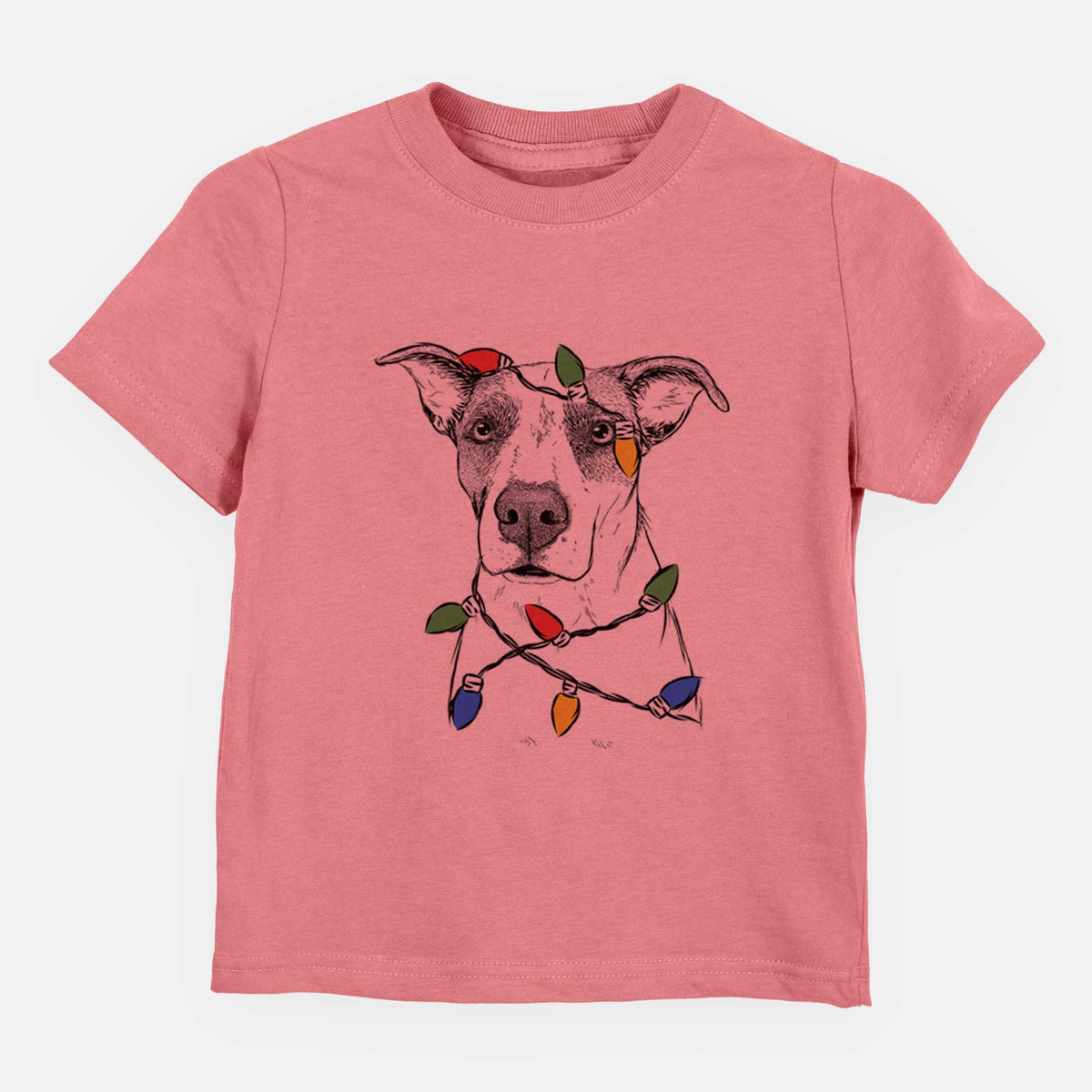Christmas Lights Lily the Mixed Breed - Kids/Youth/Toddler Shirt