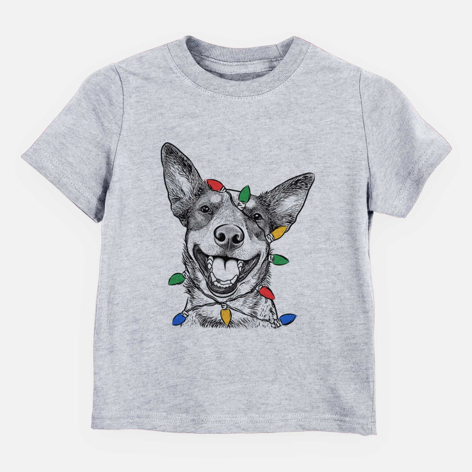 Christmas Lights Lily the Australian Cattle Dog - Kids/Youth/Toddler Shirt