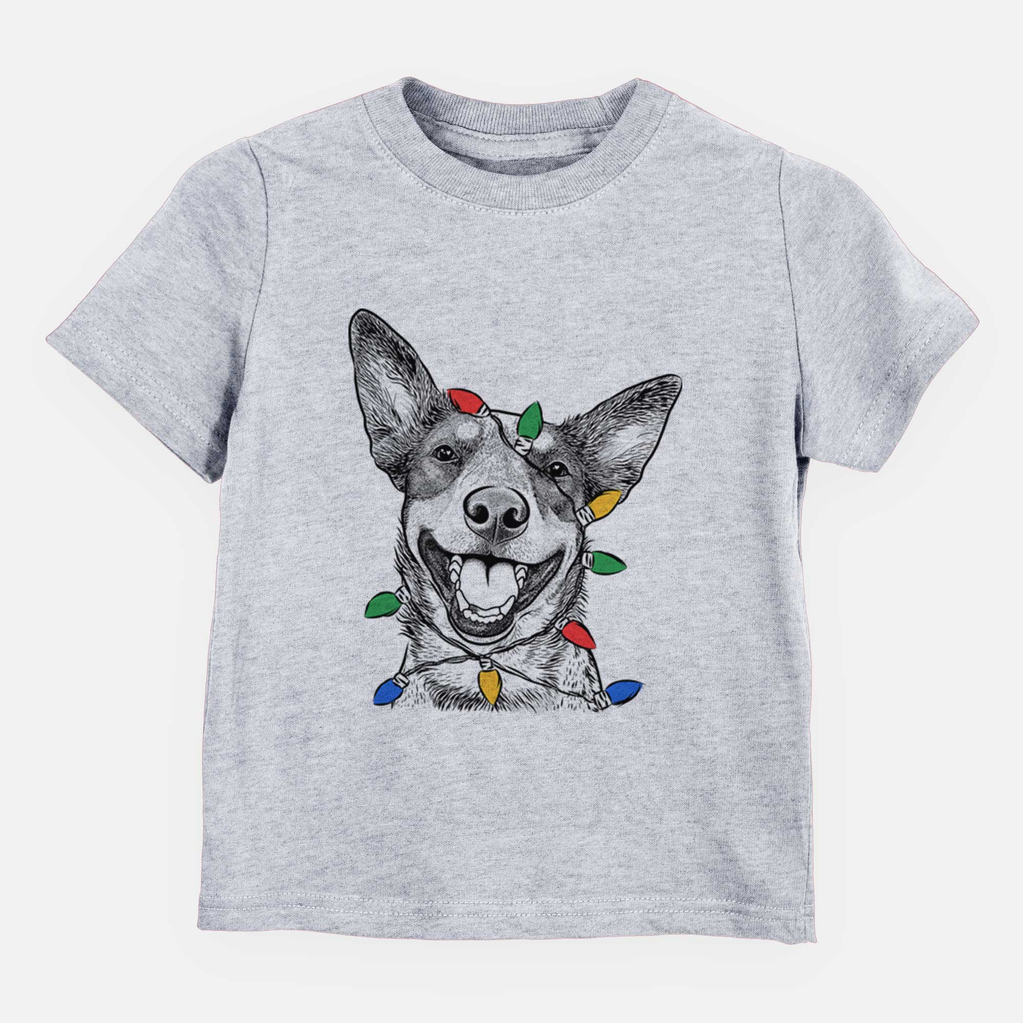 Christmas Lights Lily the Australian Cattle Dog - Kids/Youth/Toddler Shirt