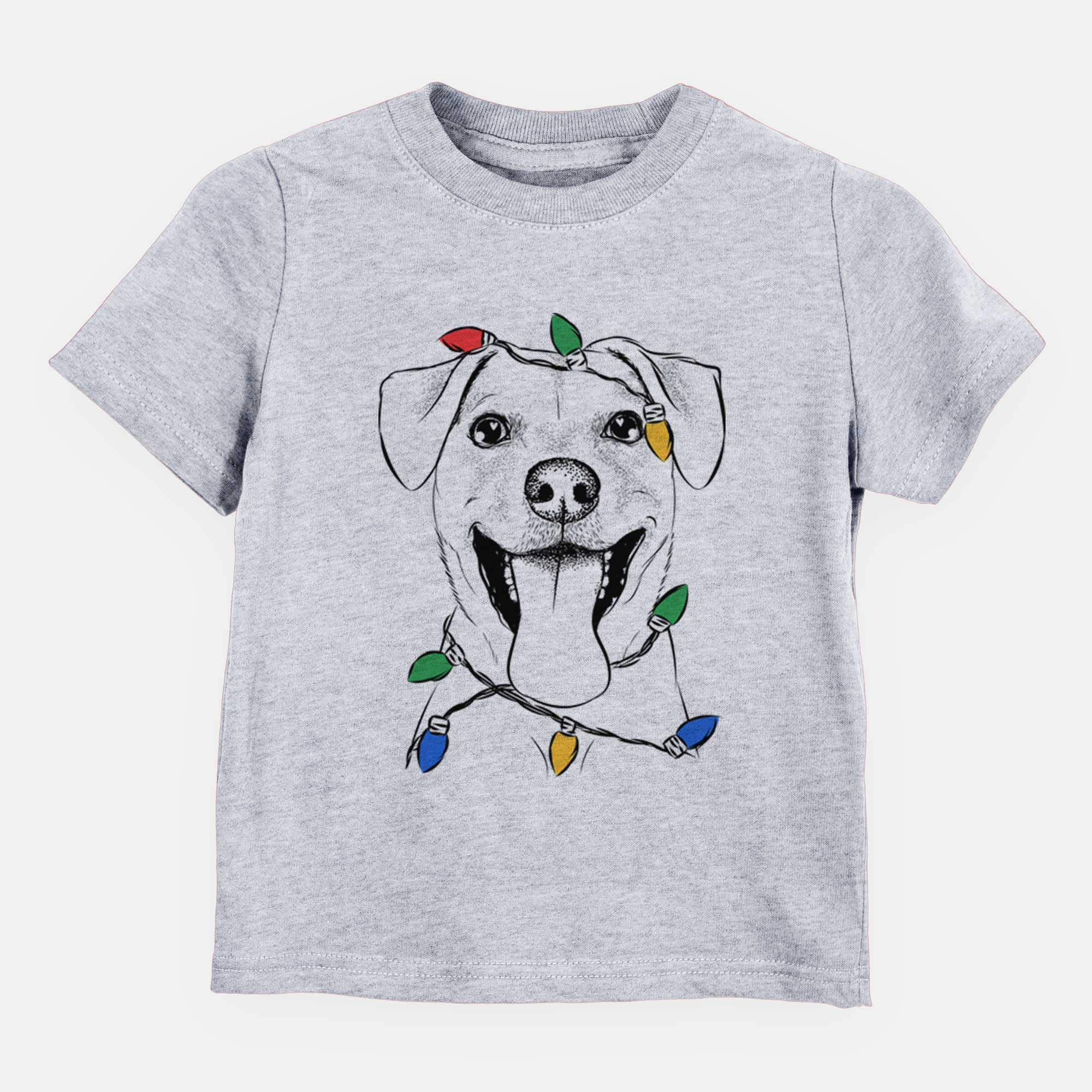 Christmas Lights Lily Estelle the Mixed Breed - Kids/Youth/Toddler Shirt