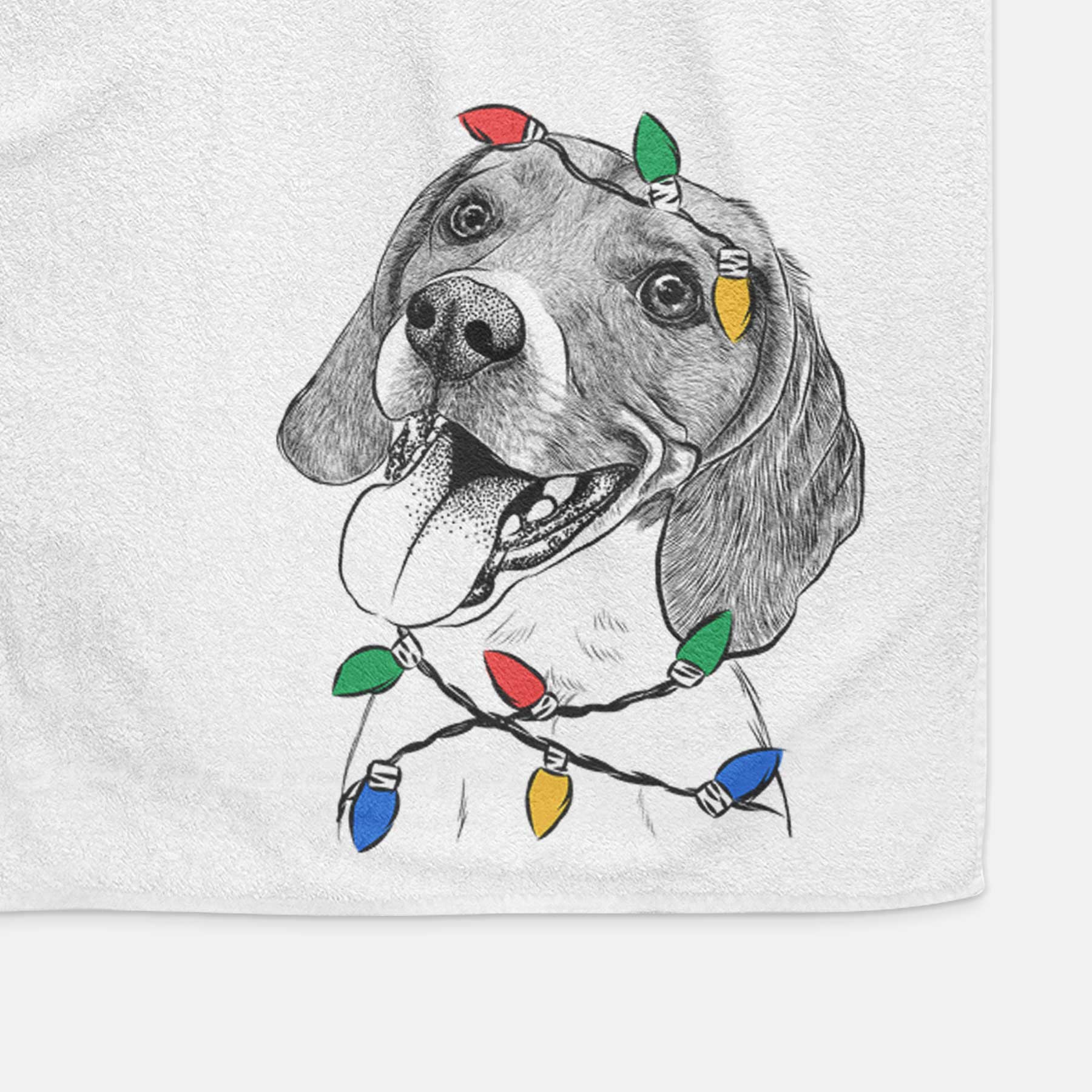 Little Bandit the Beagle Decorative Hand Towel