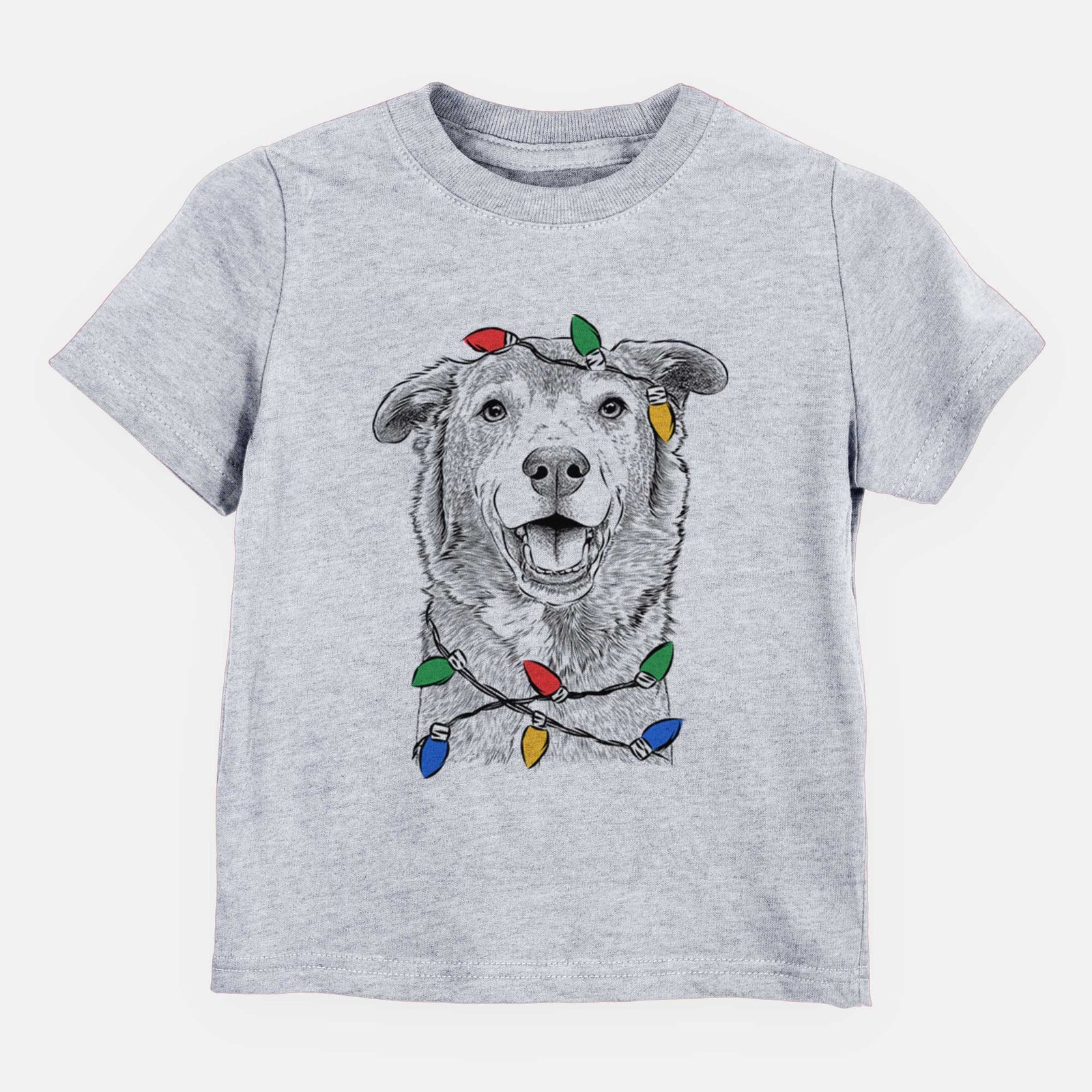 Christmas Lights Logan the Rescue Mutt - Kids/Youth/Toddler Shirt