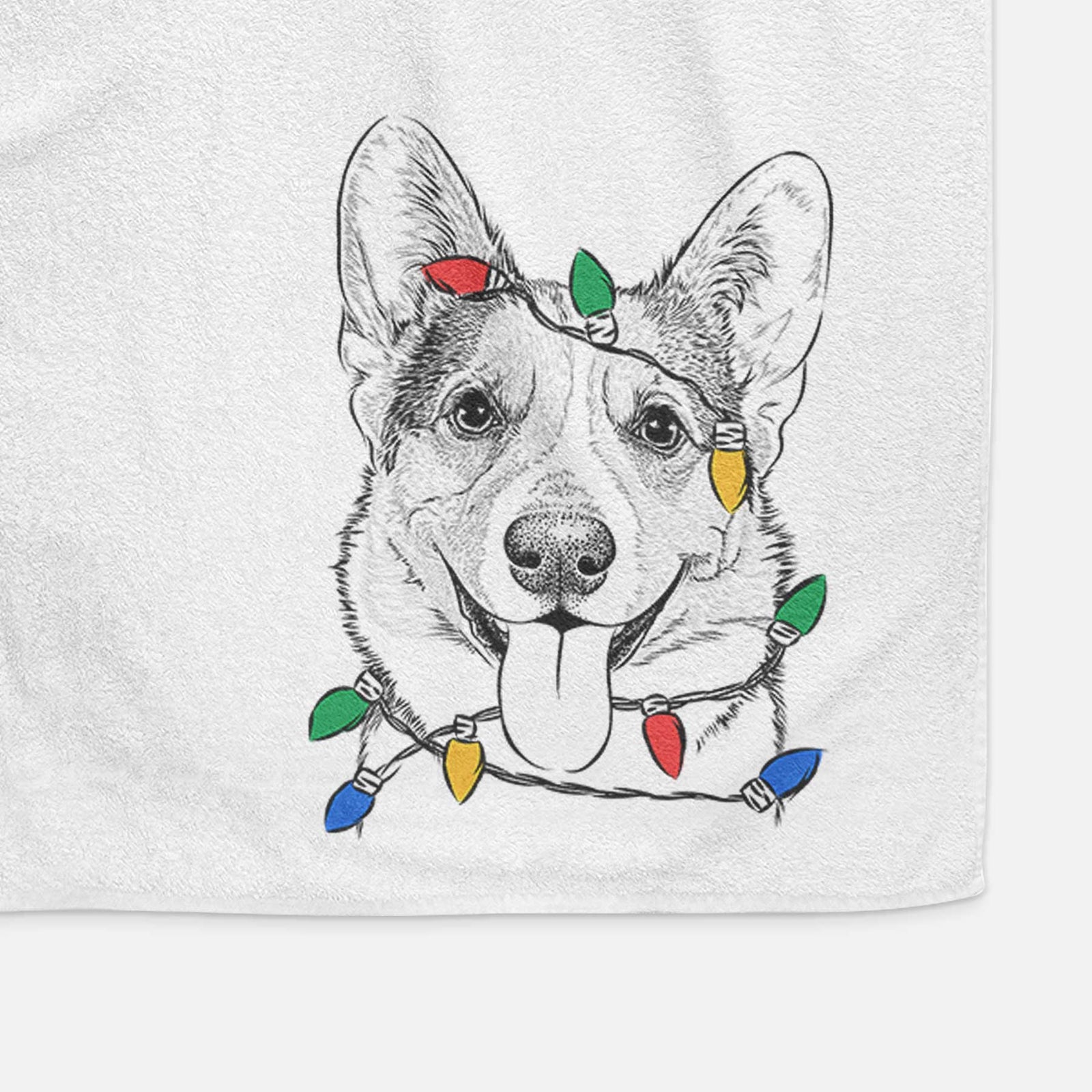 Loki the Corgi Decorative Hand Towel