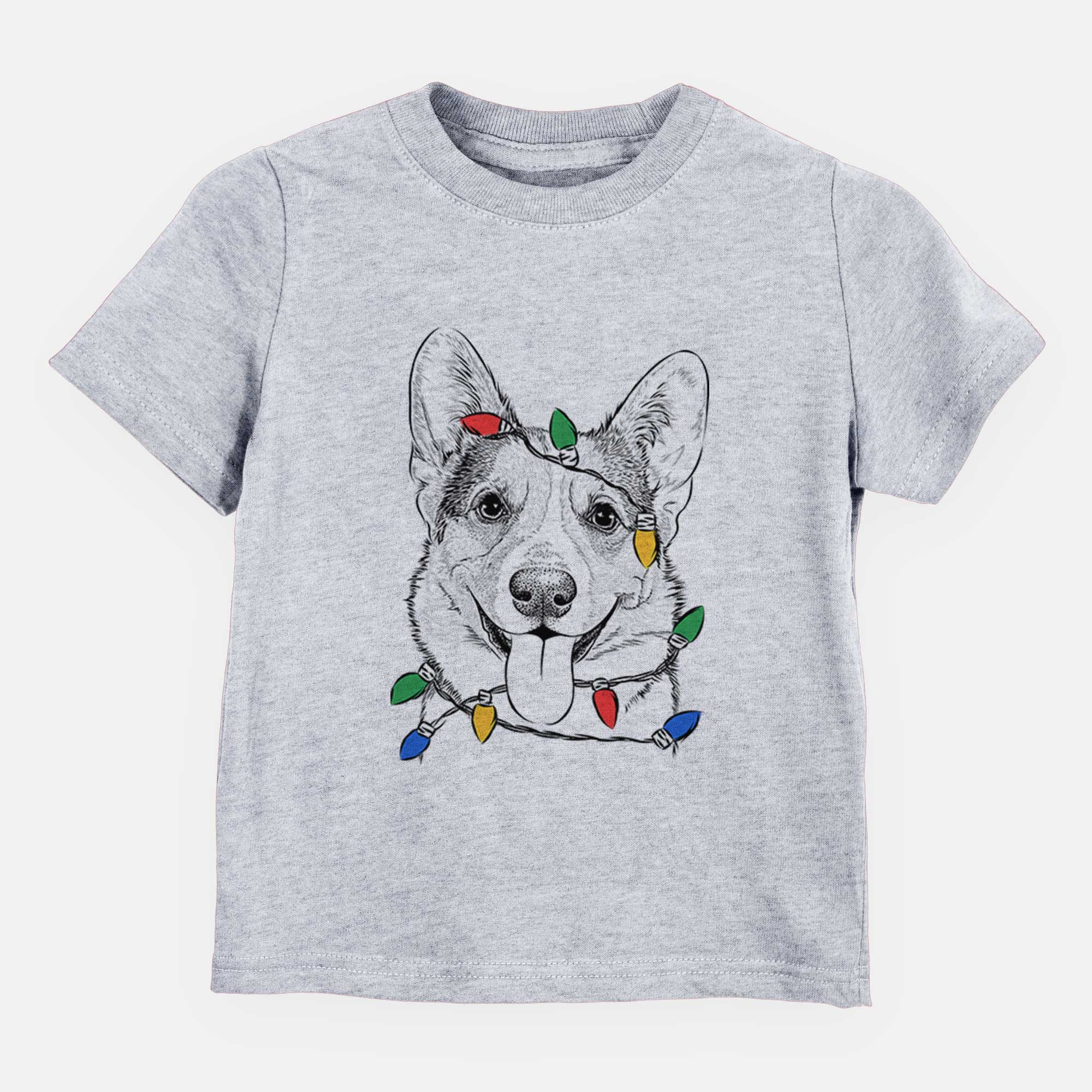 Christmas Lights Loki the Corgi - Kids/Youth/Toddler Shirt