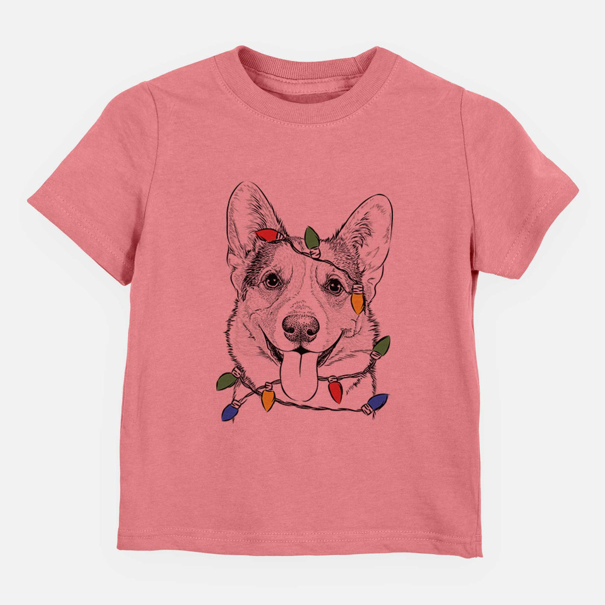 Christmas Lights Loki the Corgi - Kids/Youth/Toddler Shirt
