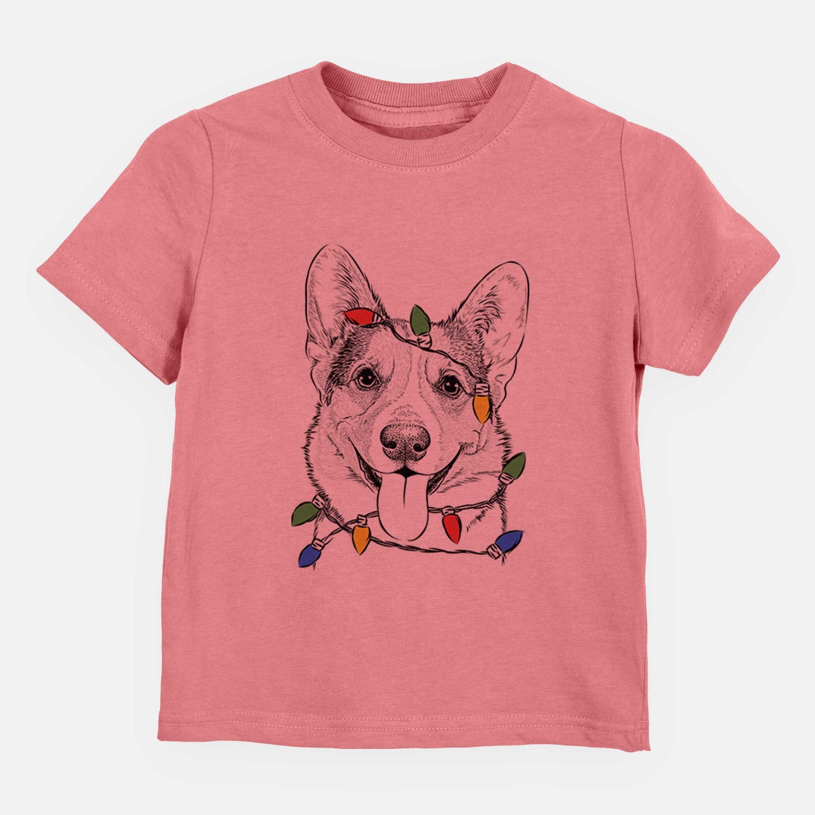Christmas Lights Loki the Corgi - Kids/Youth/Toddler Shirt