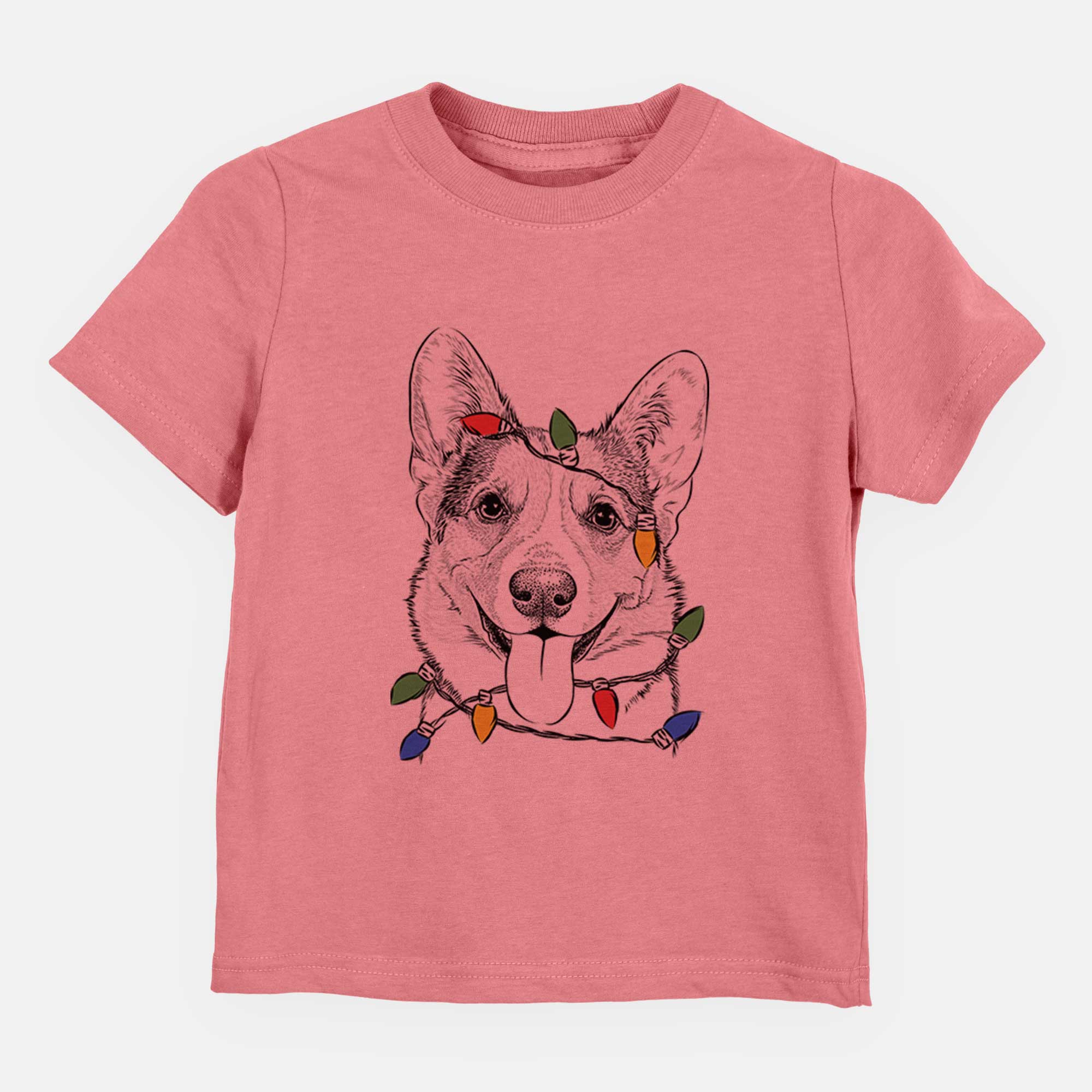 Christmas Lights Loki the Corgi - Kids/Youth/Toddler Shirt
