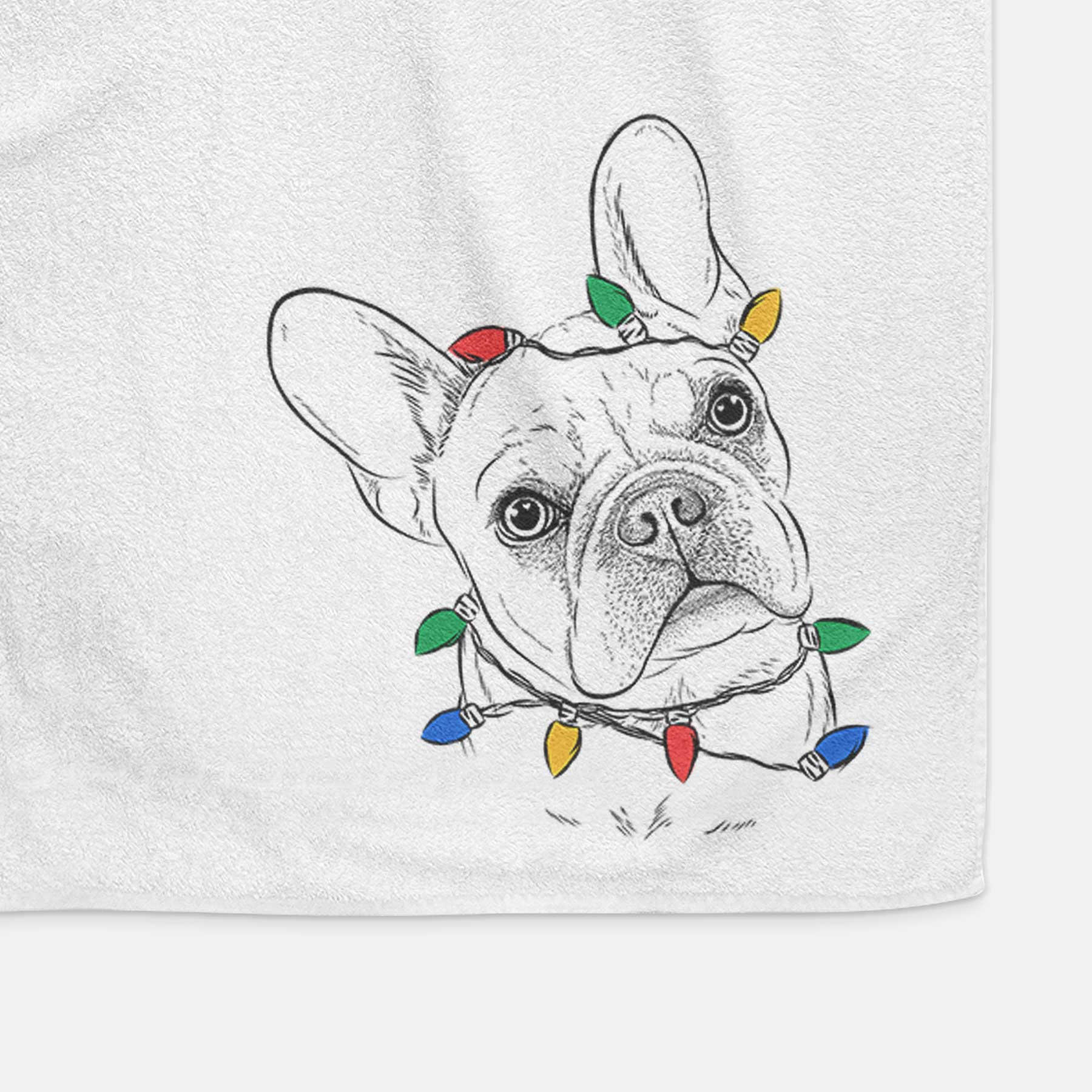 Loki the French Bulldog Decorative Hand Towel