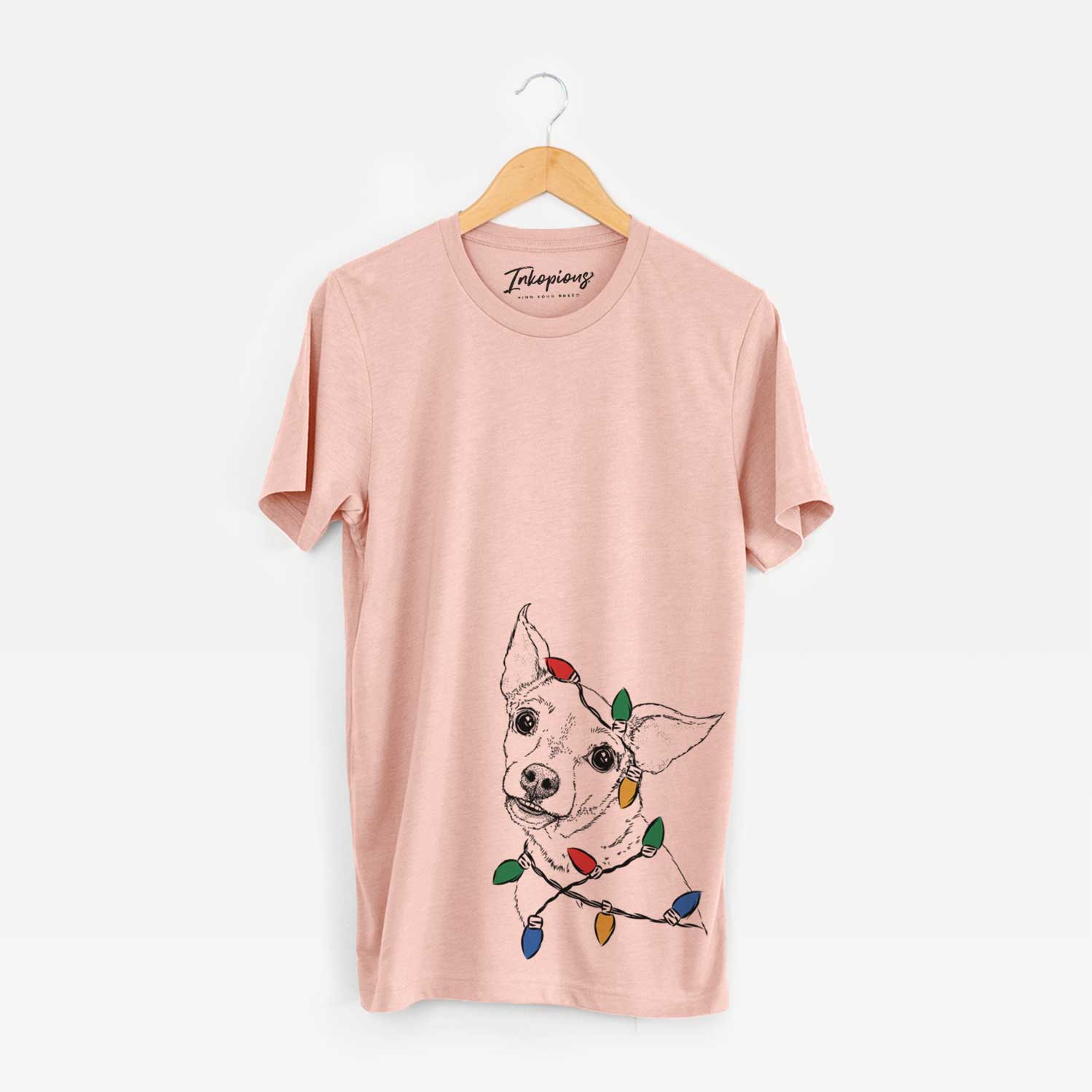 Christmas Lights Lola the Chiweenie - Unisex Crewneck