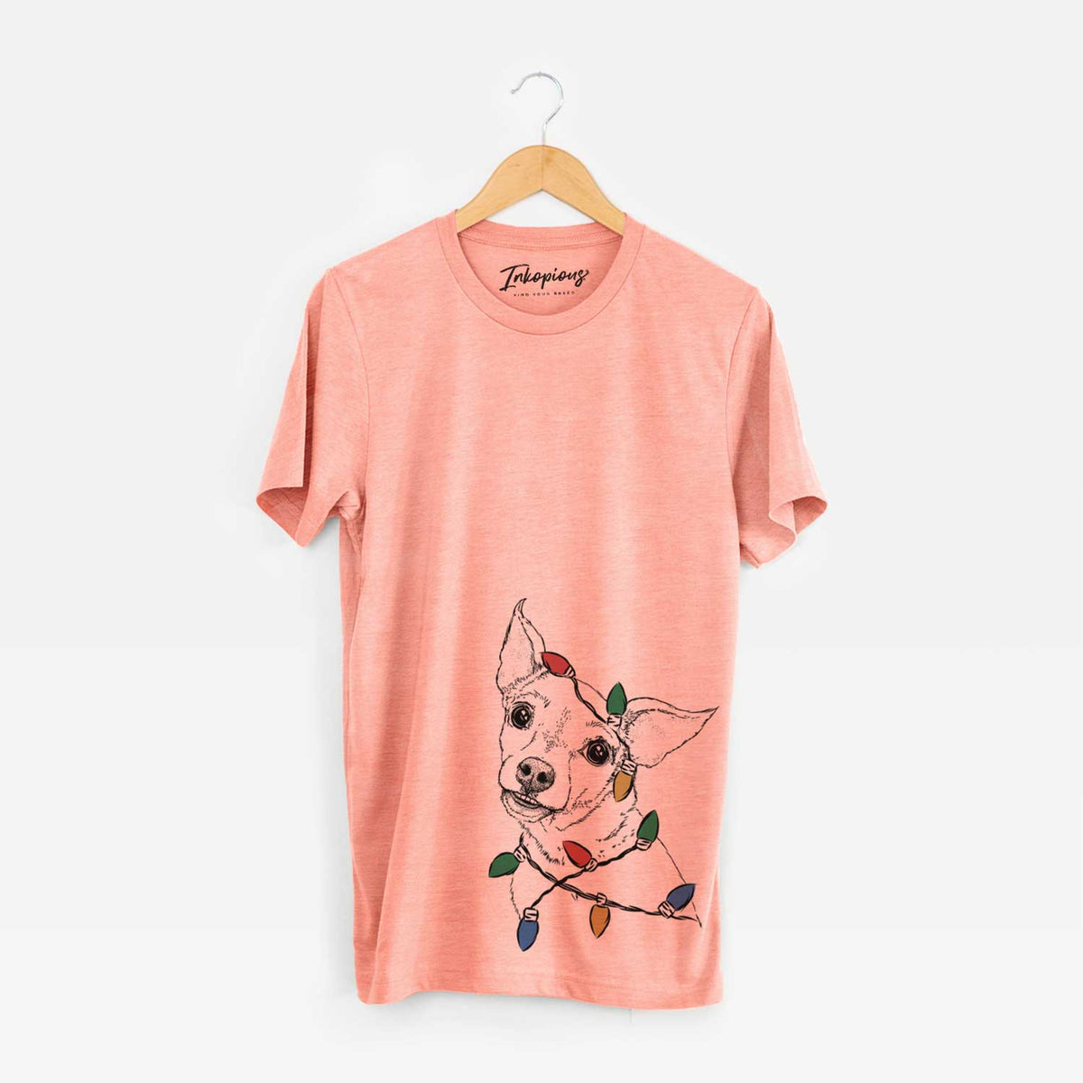 Christmas Lights Lola the Chiweenie - Unisex Crewneck