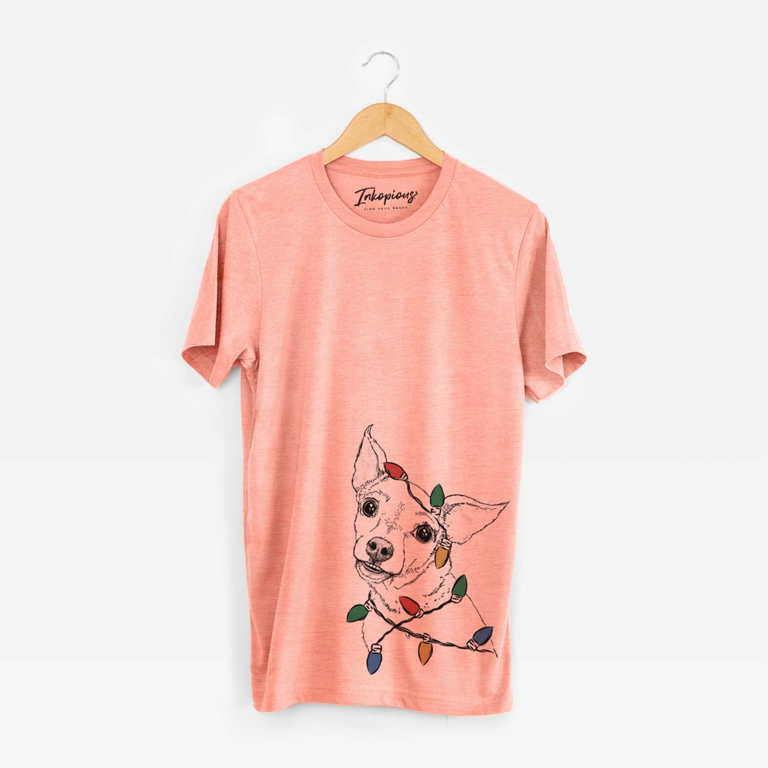 Christmas Lights Lola the Chiweenie - Unisex Crewneck