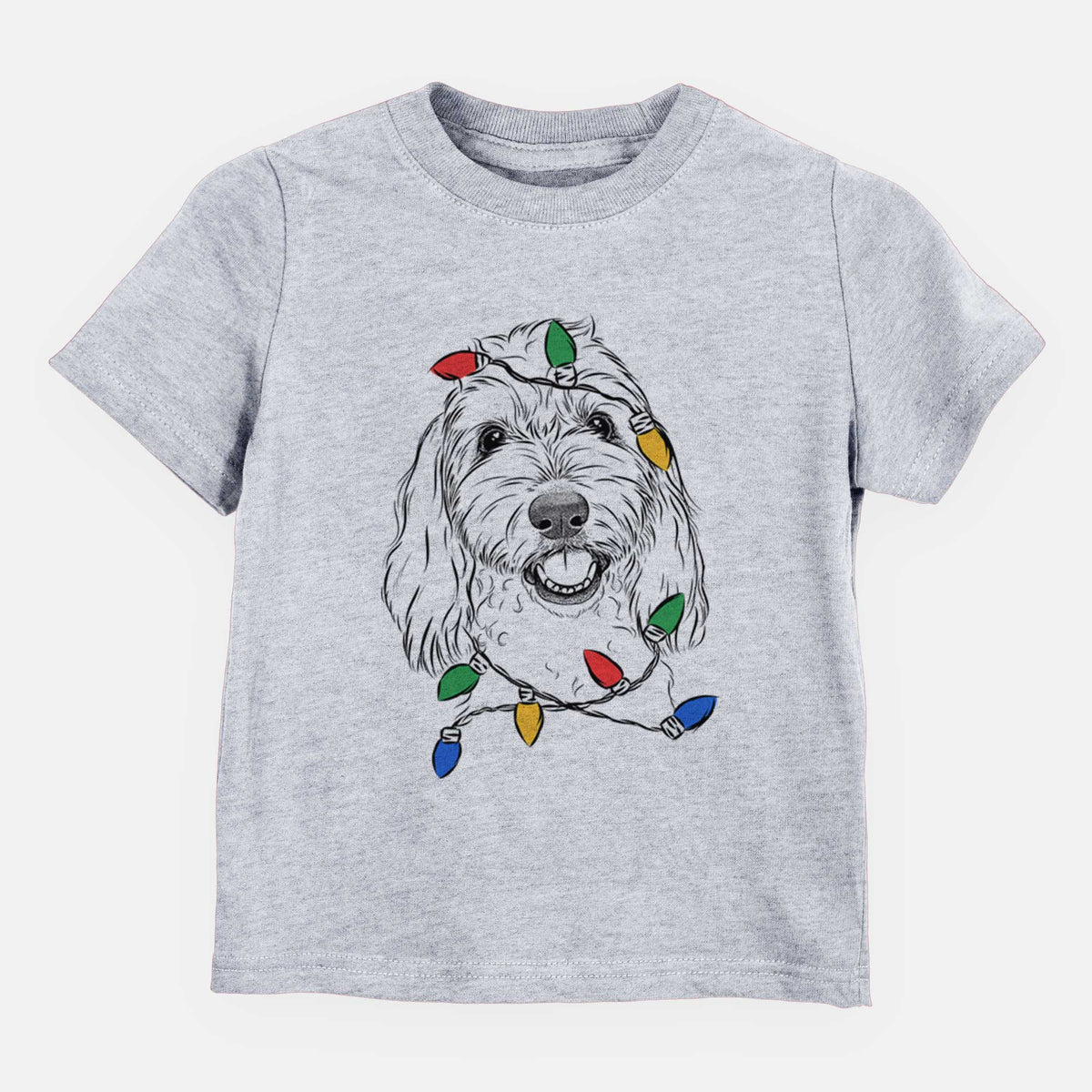 Christmas Lights Louie the Coton de Tulear - Kids/Youth/Toddler Shirt