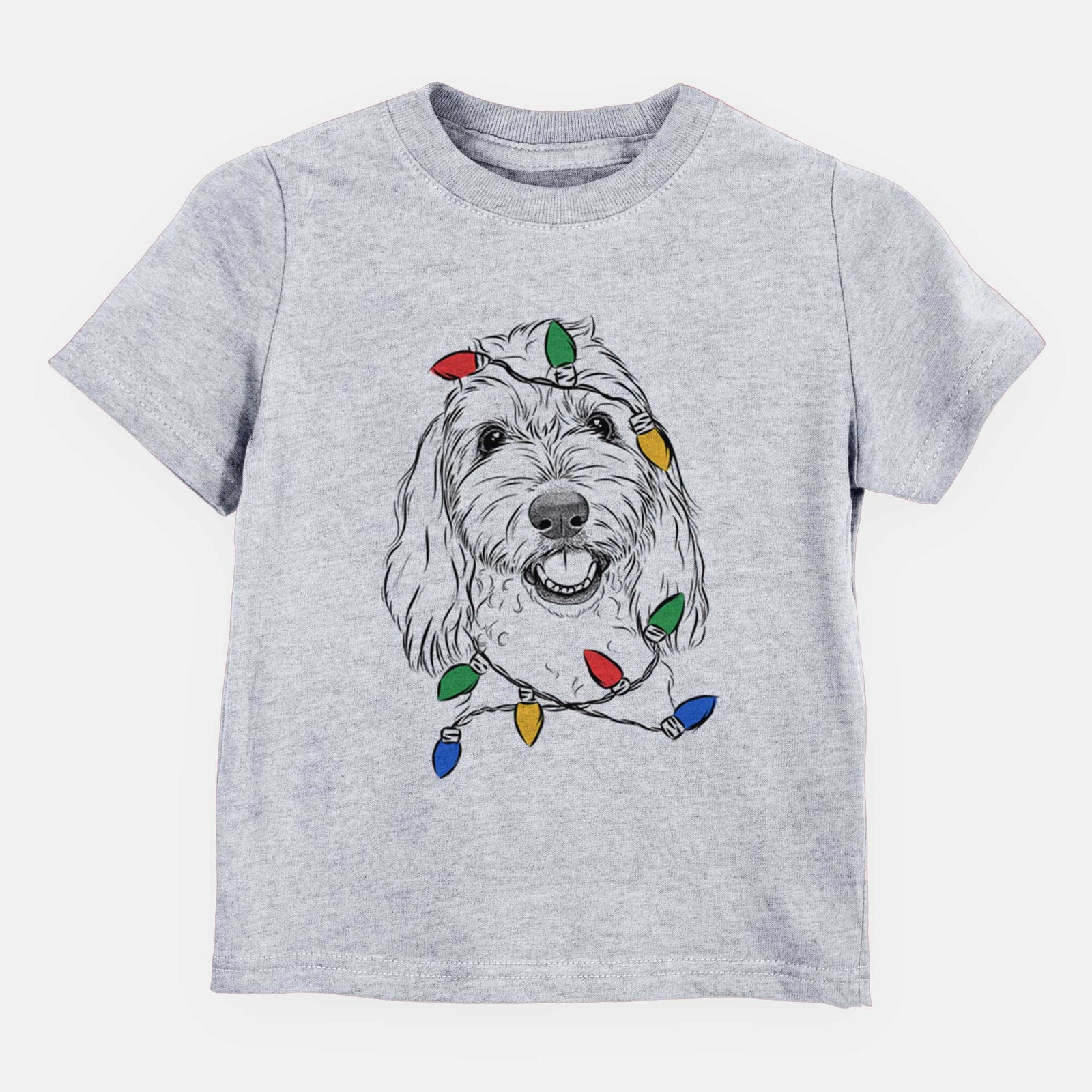 Christmas Lights Louie the Coton de Tulear - Kids/Youth/Toddler Shirt