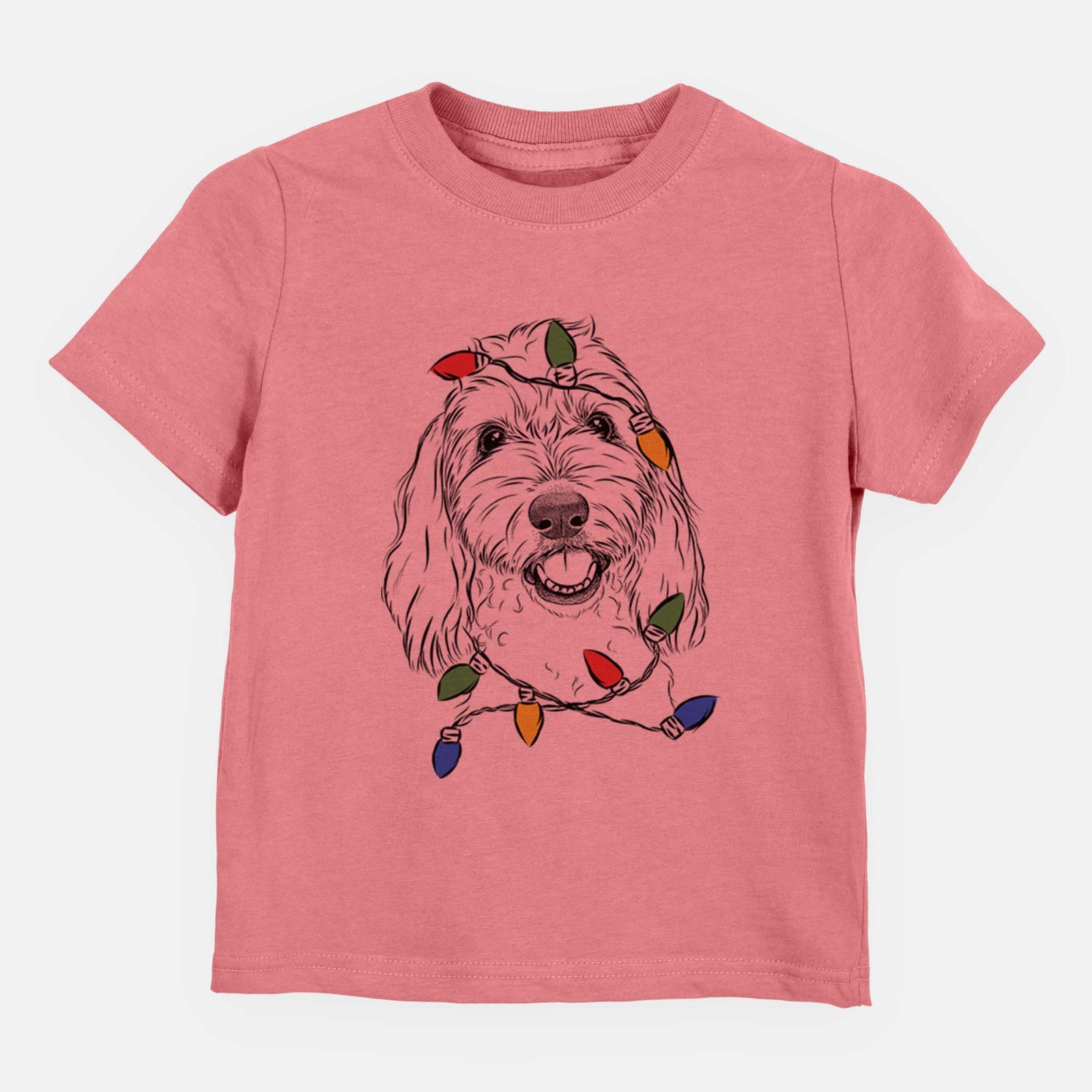 Christmas Lights Louie the Coton de Tulear - Kids/Youth/Toddler Shirt