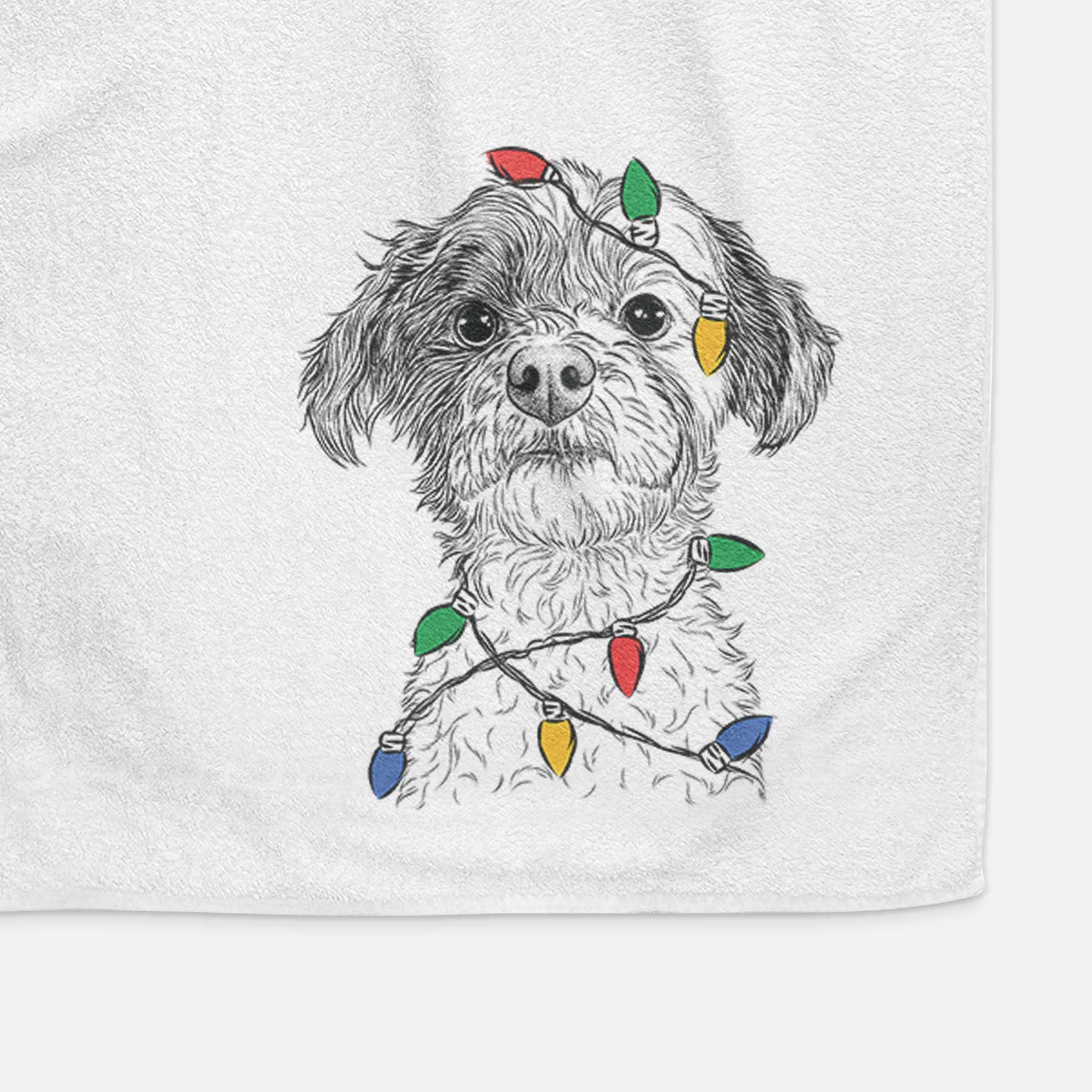 Louise the Havanese Decorative Hand Towel