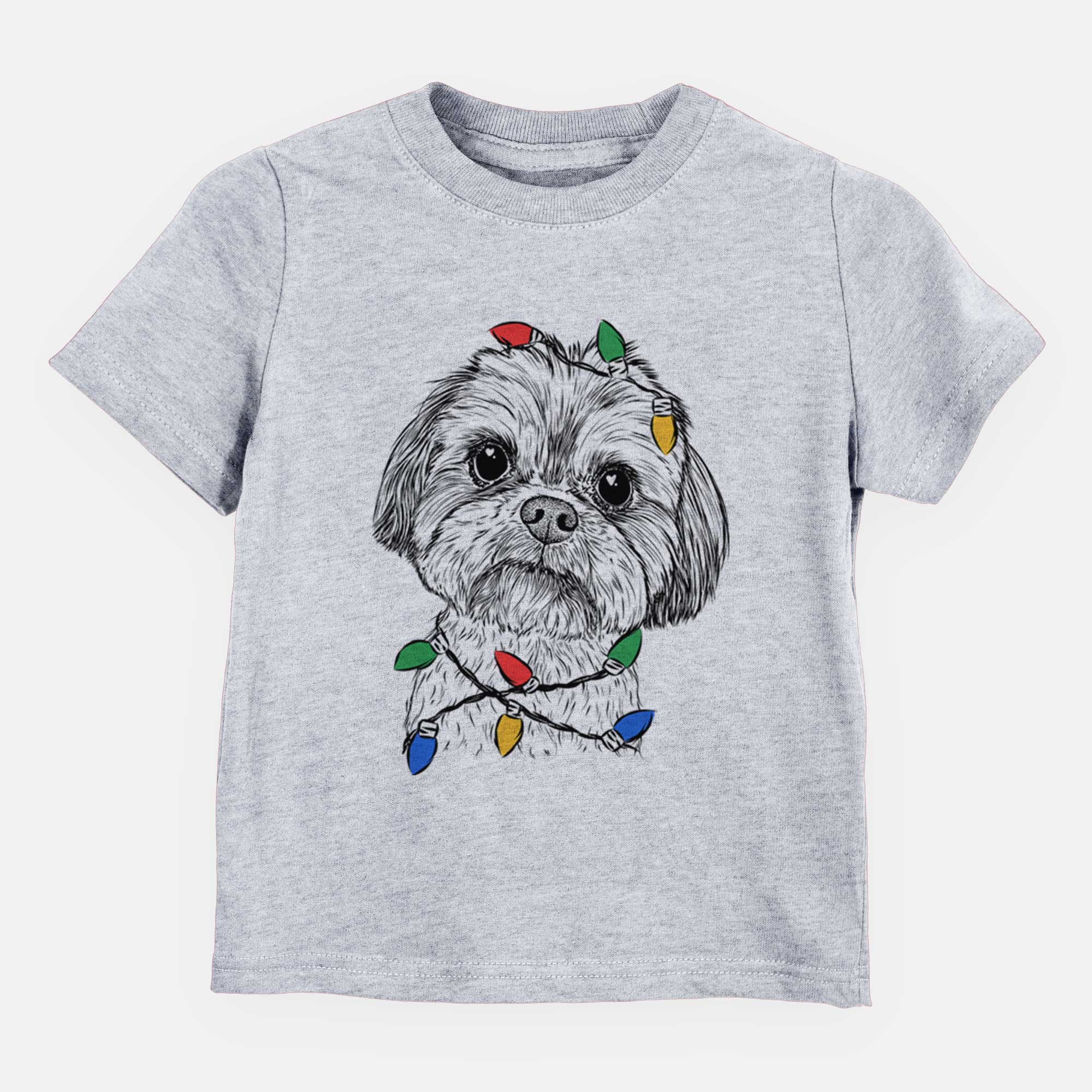 Christmas Lights Lucy the Shorkie - Kids/Youth/Toddler Shirt