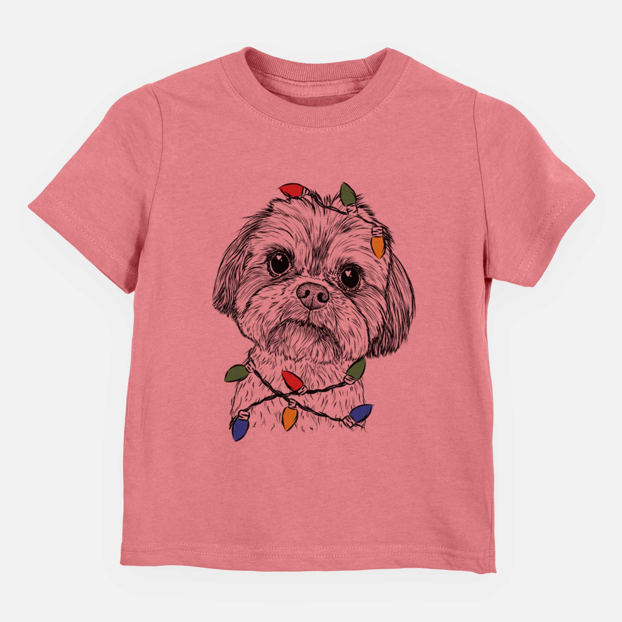 Christmas Lights Lucy the Shorkie - Kids/Youth/Toddler Shirt