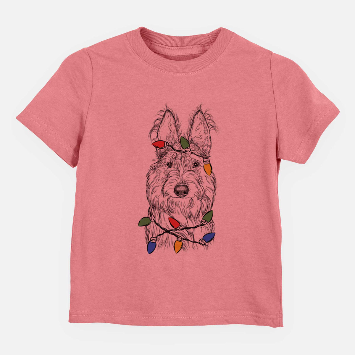 Christmas Lights Luna the Berger Picard - Kids/Youth/Toddler Shirt