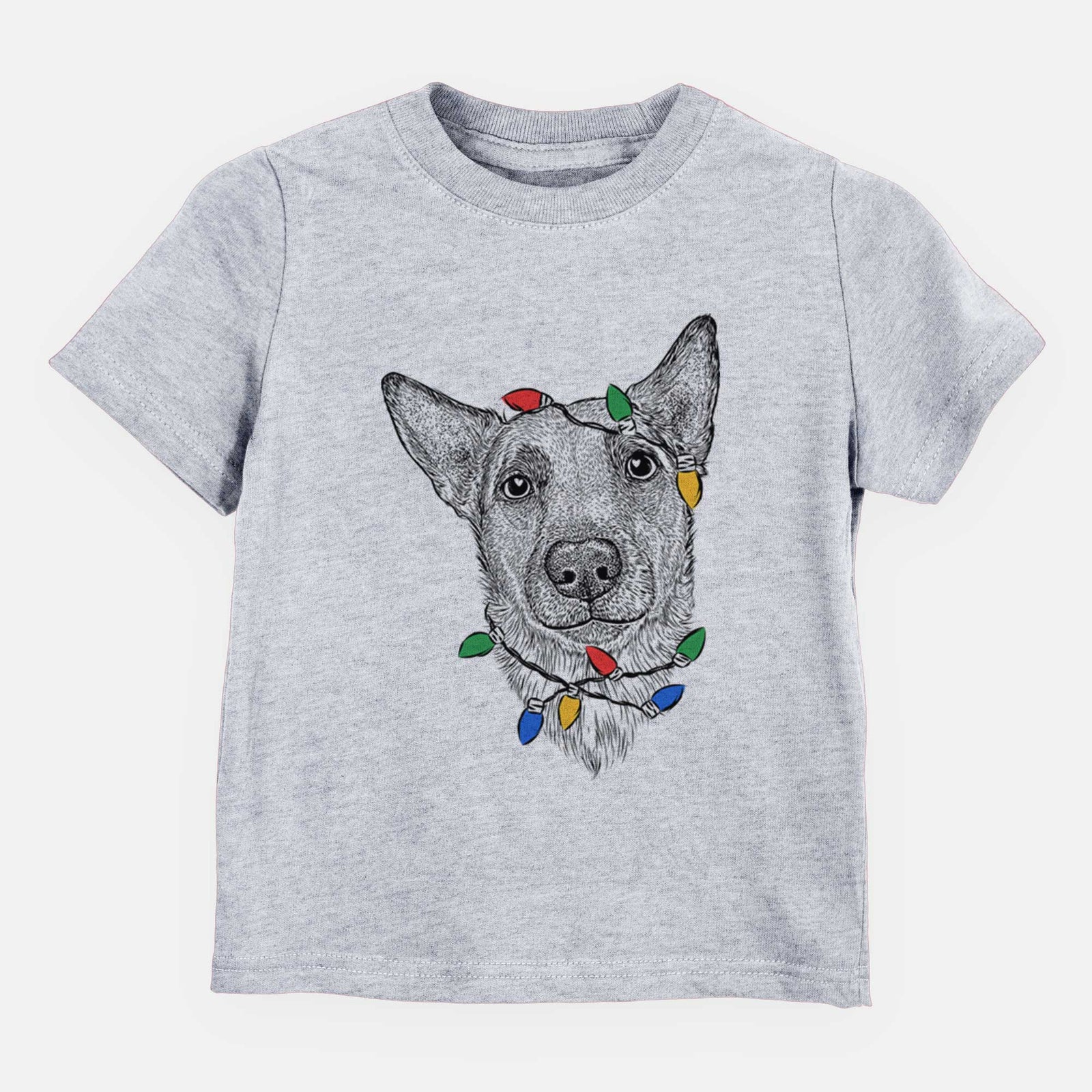 Christmas Lights Luna the Shepherd Mix - Kids/Youth/Toddler Shirt