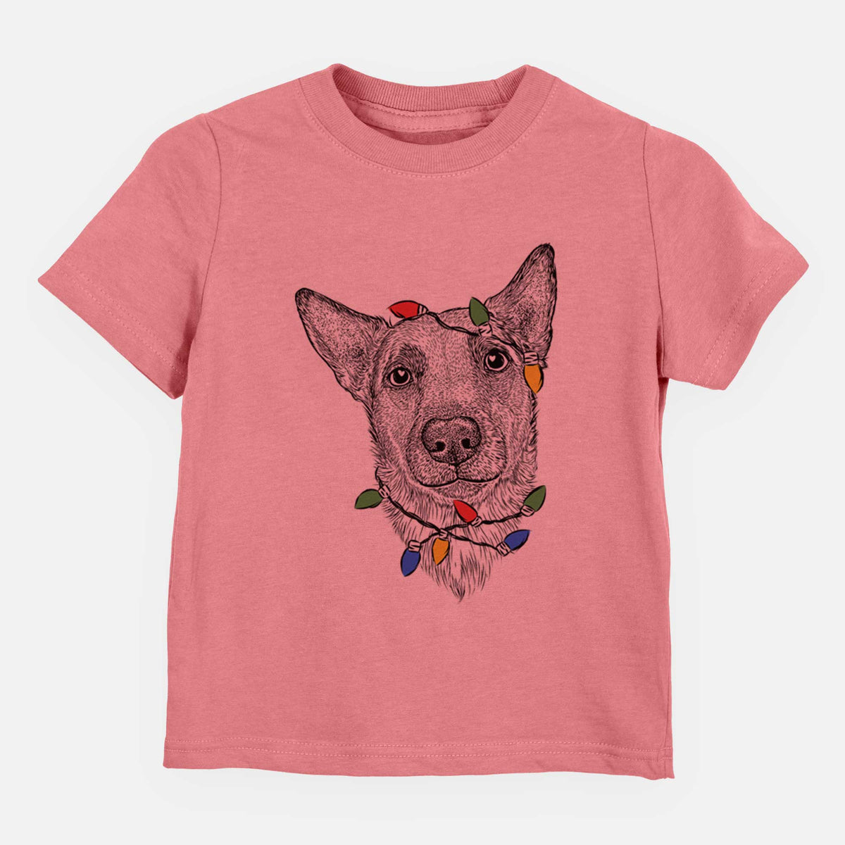 Christmas Lights Luna the Shepherd Mix - Kids/Youth/Toddler Shirt
