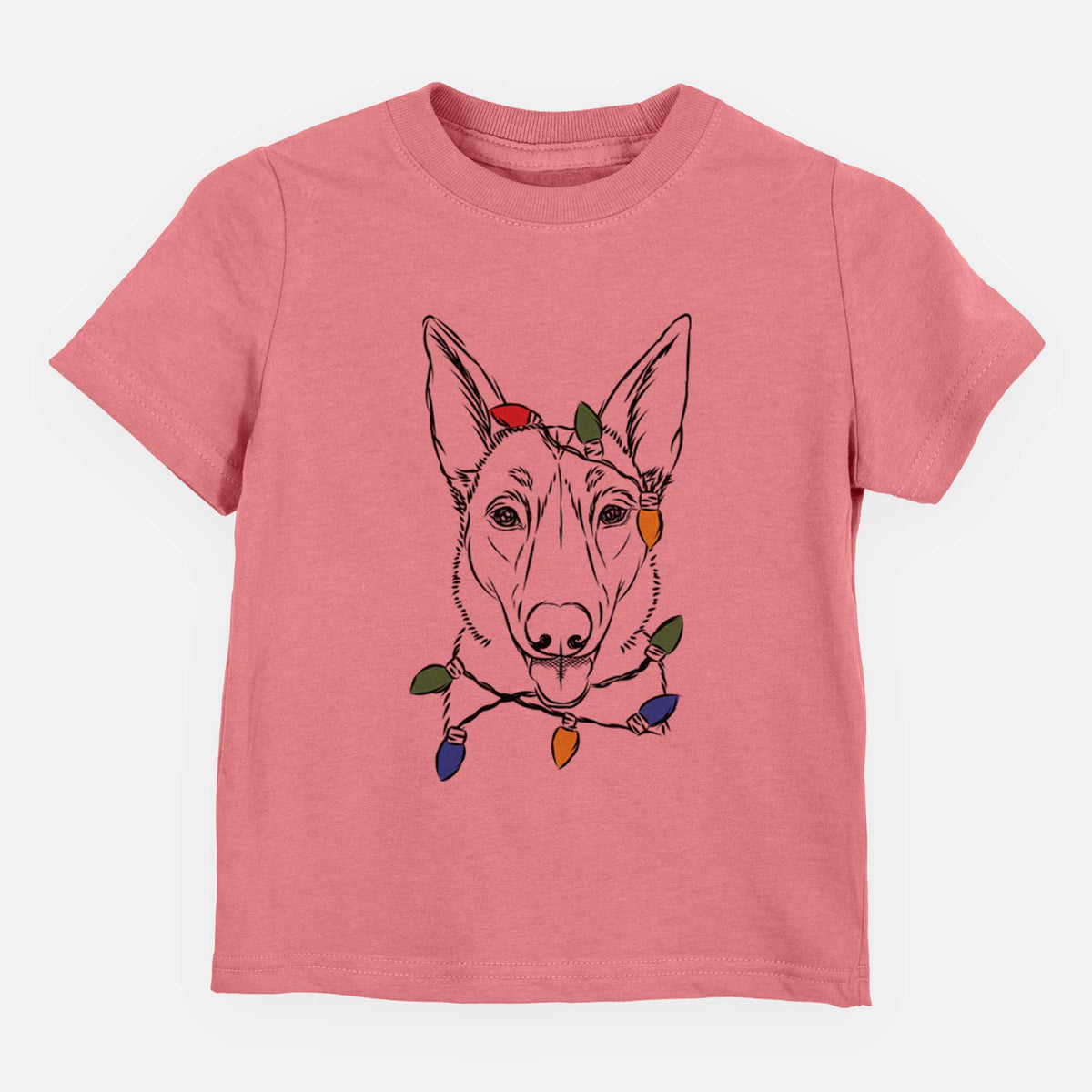 Christmas Lights Lyric the Belgian Malinois - Kids/Youth/Toddler Shirt