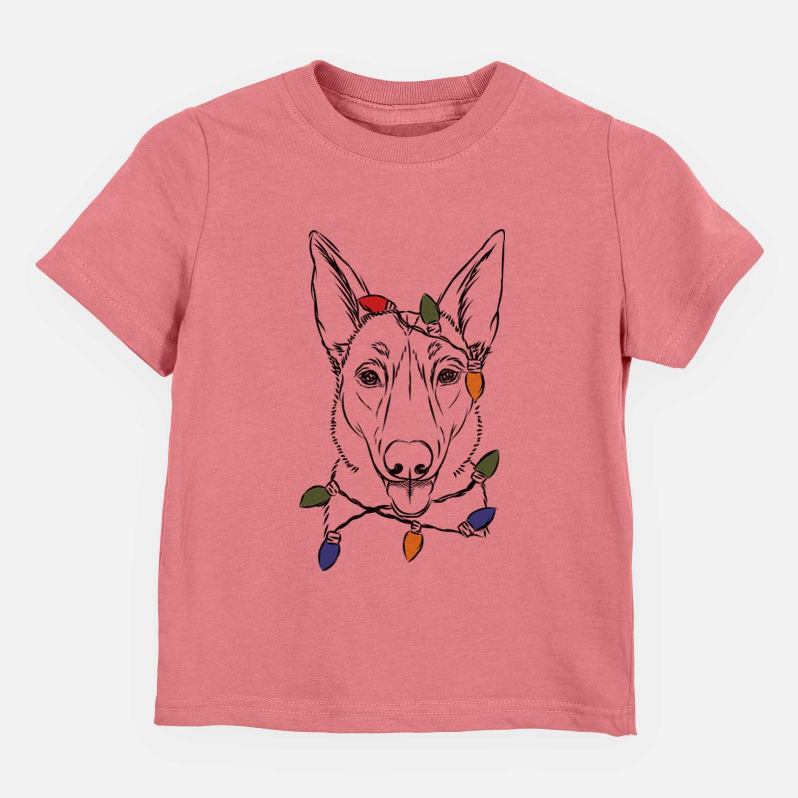 Christmas Lights Lyric the Belgian Malinois - Kids/Youth/Toddler Shirt