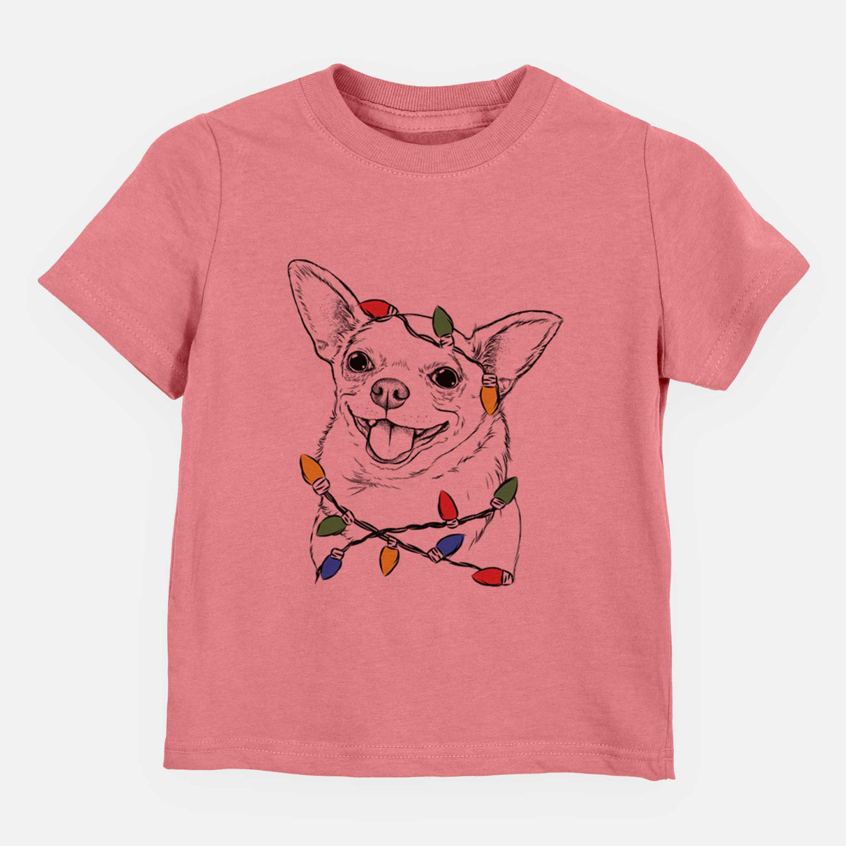 Christmas Lights Maddison Pearl the Chihuahua - Kids/Youth/Toddler Shirt
