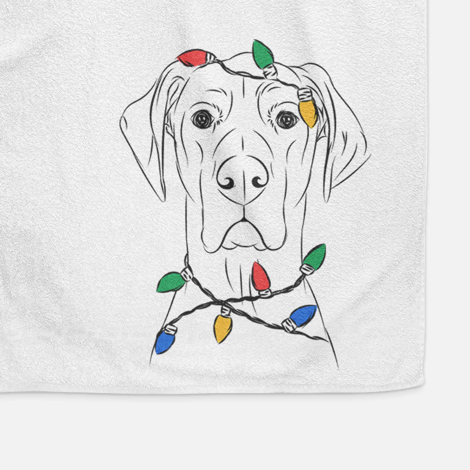 Maddox the Great Dane Decorative Hand Towel