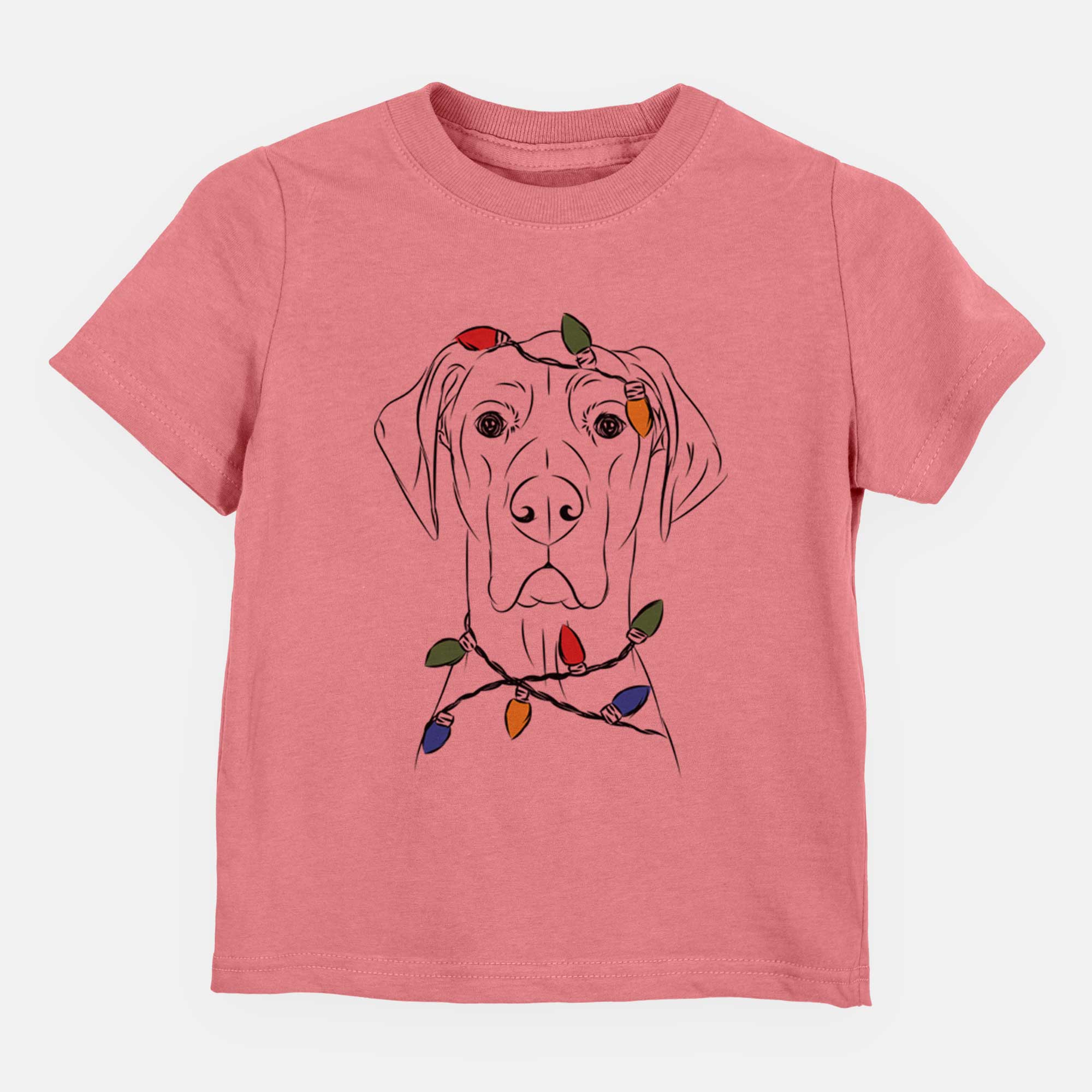 Christmas Lights Maddox the Great Dane - Kids/Youth/Toddler Shirt