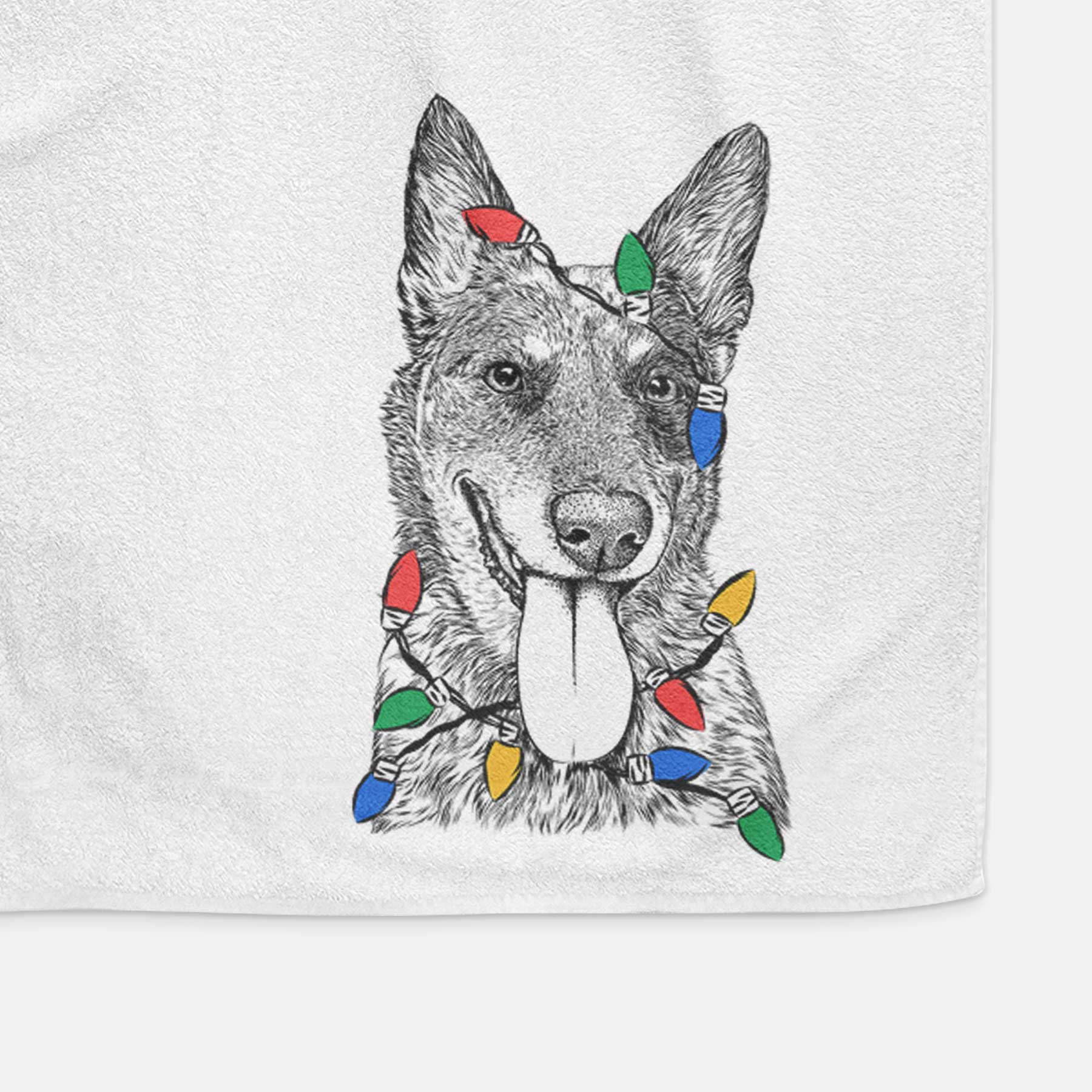 Madison the Blue Heeler Decorative Hand Towel