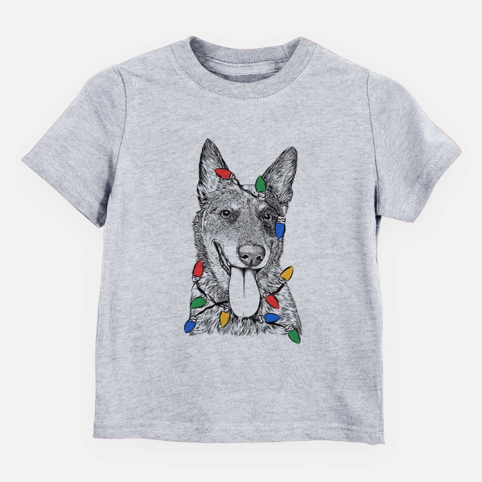 Christmas Lights Madison the Blue Heeler - Kids/Youth/Toddler Shirt