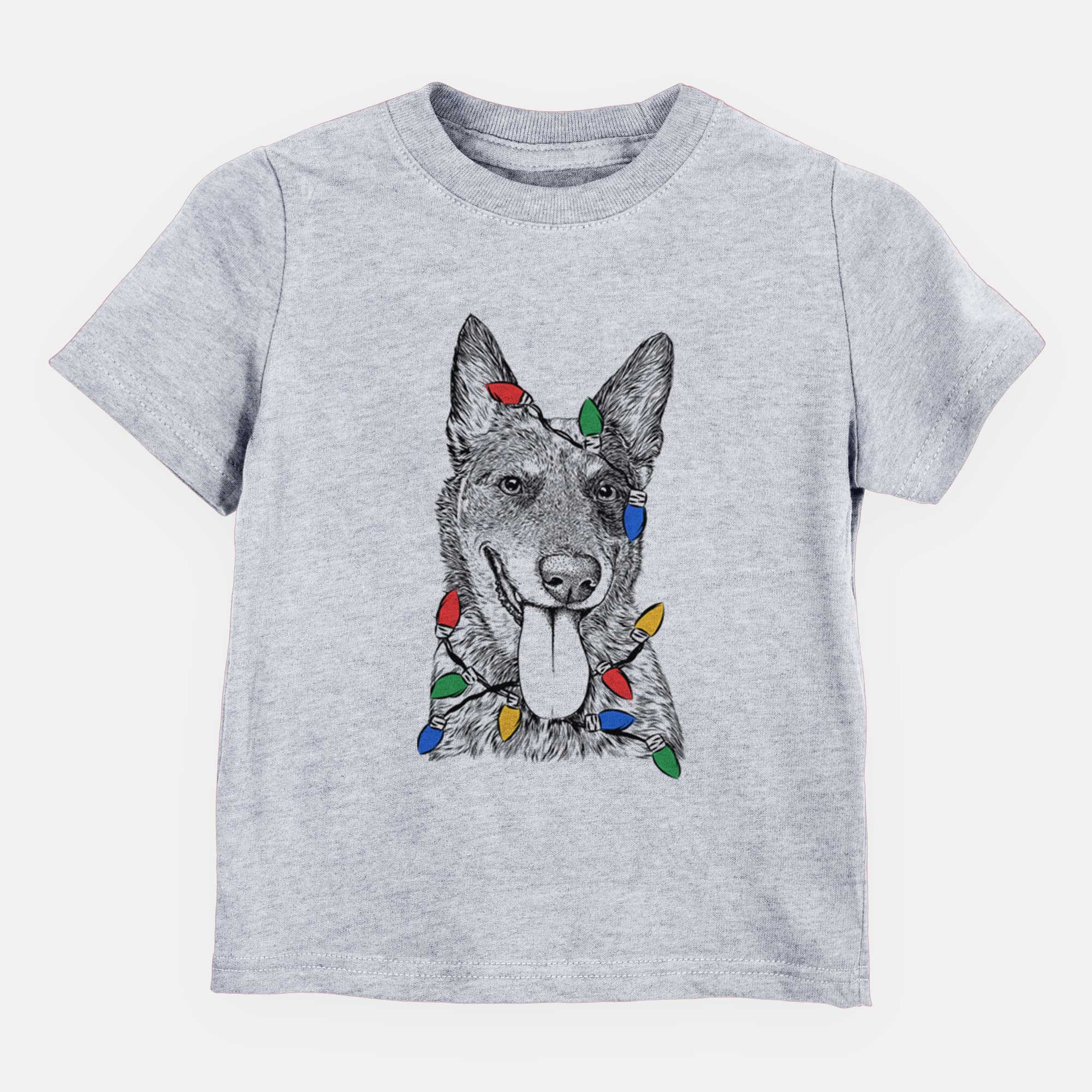 Christmas Lights Madison the Blue Heeler - Kids/Youth/Toddler Shirt