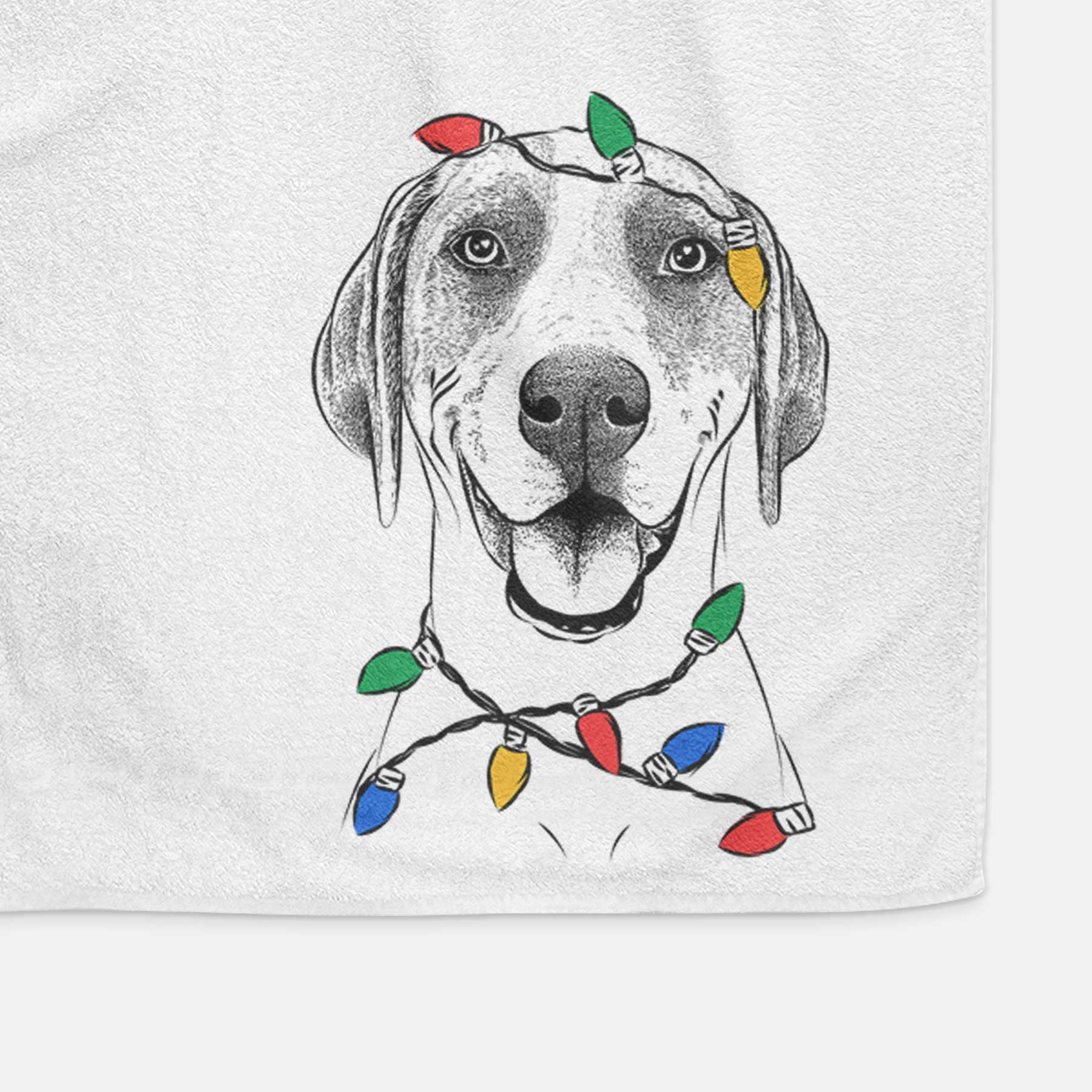 Maggie the Treeing Walker Coonhound Decorative Hand Towel