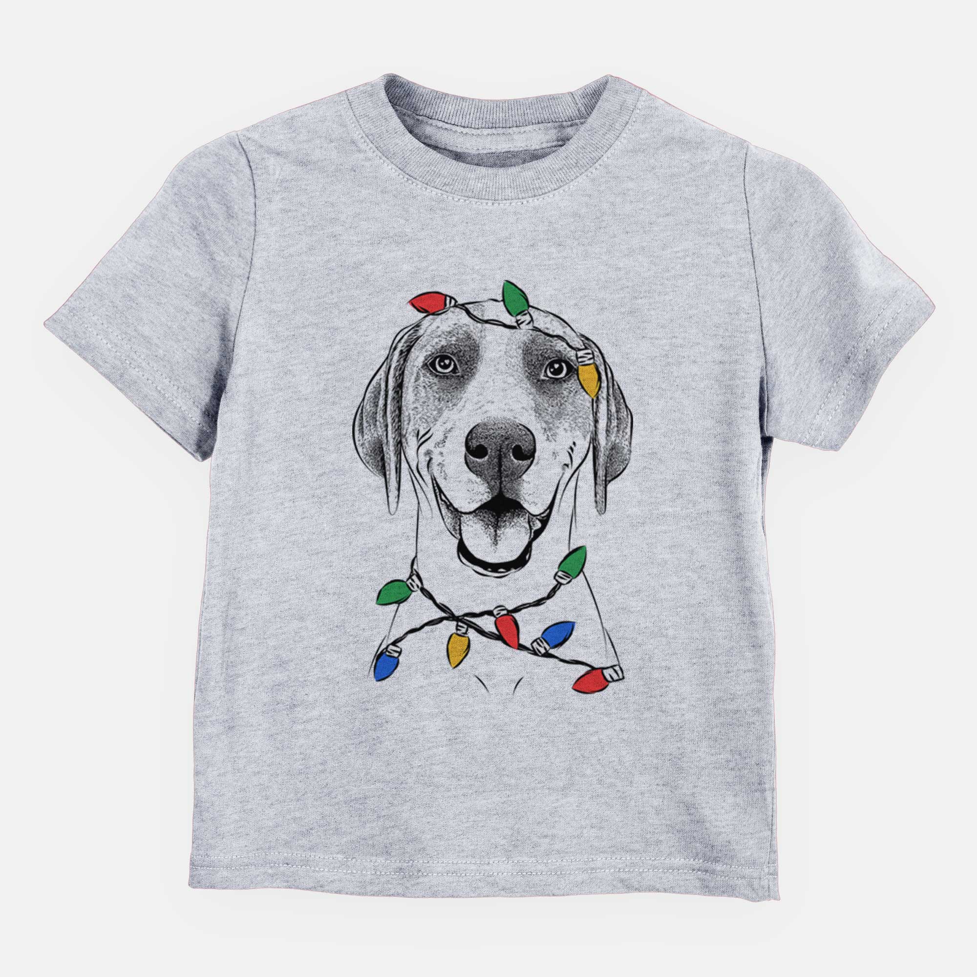 Christmas Lights Maggie the Treeing Walker Coonhound - Kids/Youth/Toddler Shirt