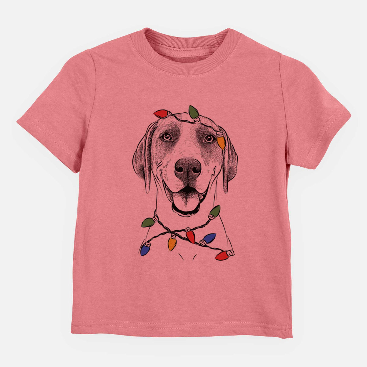 Christmas Lights Maggie the Treeing Walker Coonhound - Kids/Youth/Toddler Shirt