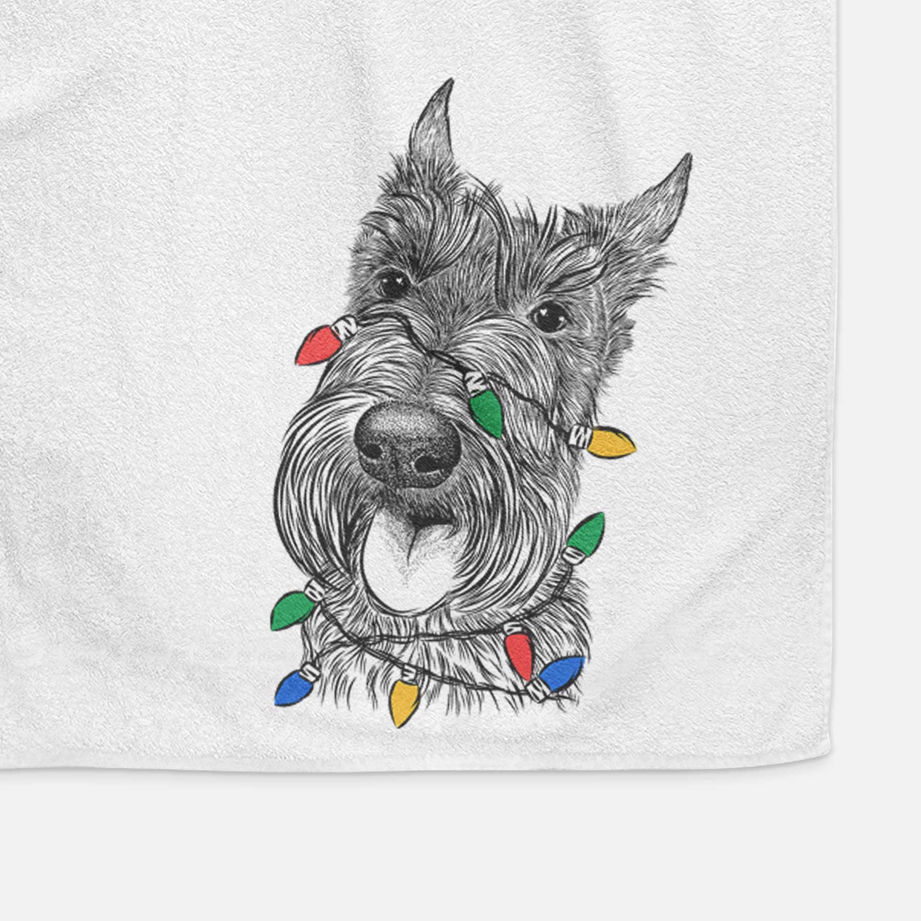 Magnus the Scottish Terrier Decorative Hand Towel