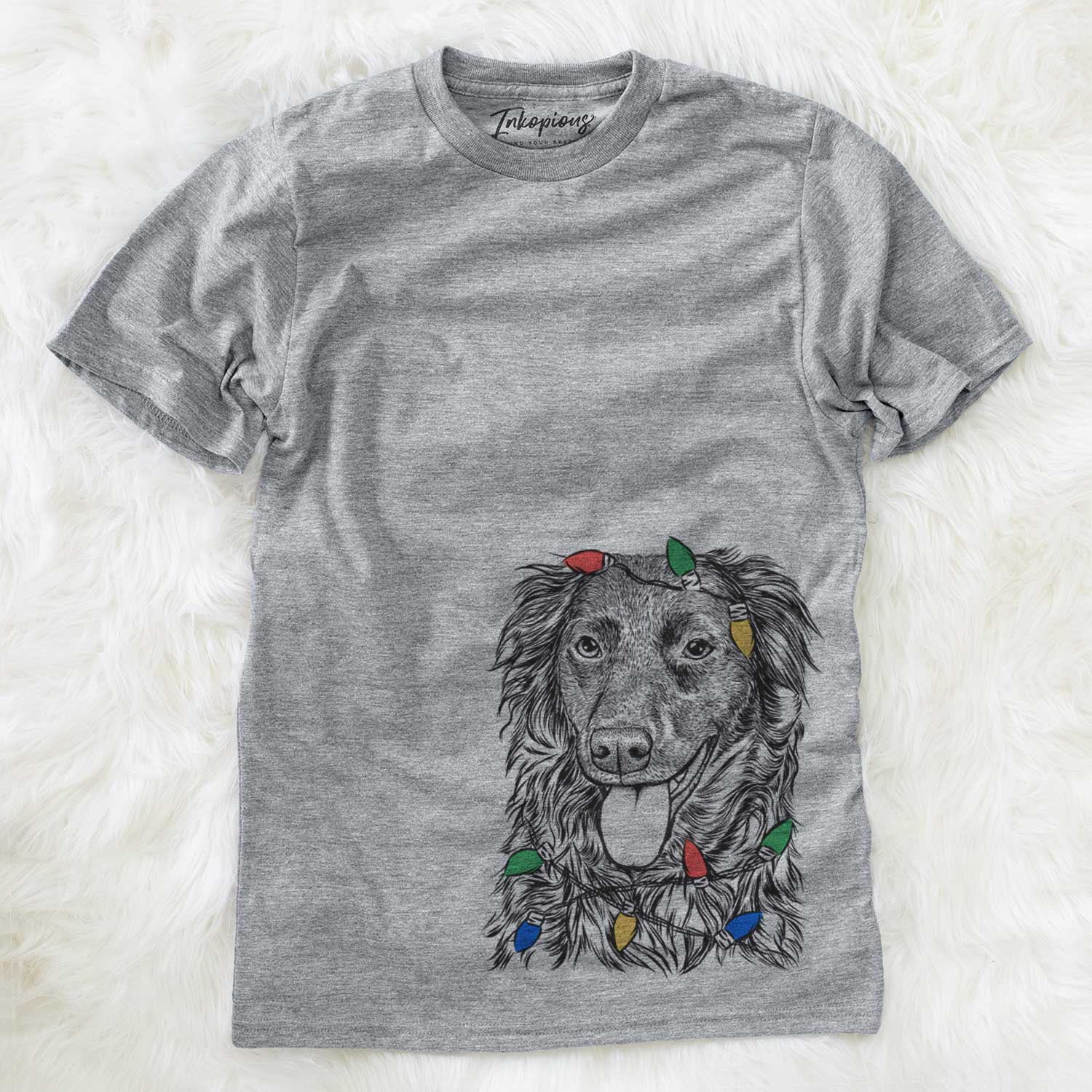 Christmas Lights Maisie Mae the Aussiedor - Unisex Crewneck