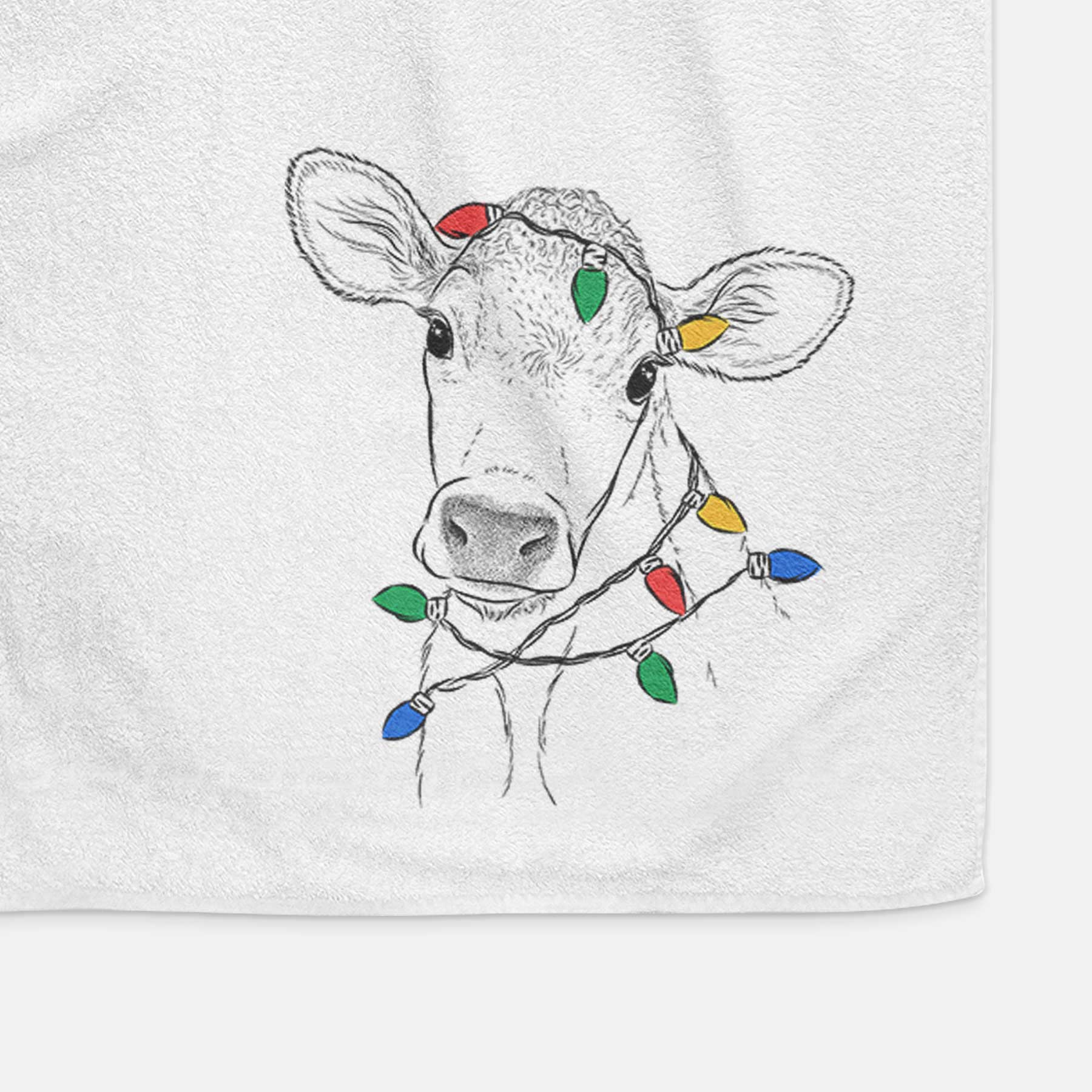 Malu the Cow Decorative Hand Towel