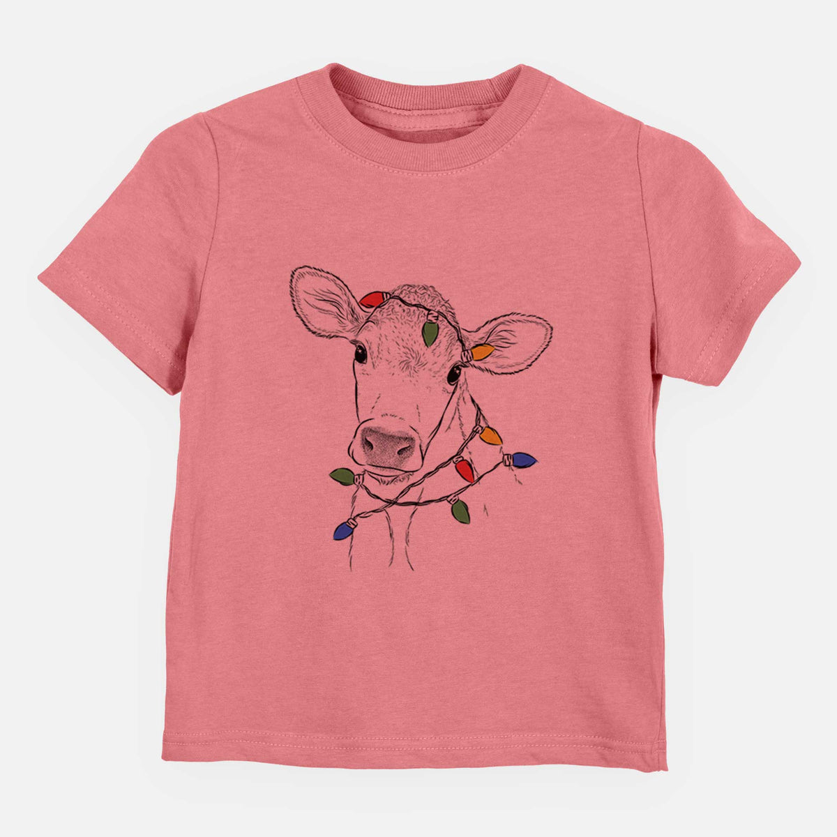 Christmas Lights Malu the Cow - Kids/Youth/Toddler Shirt