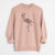 Christmas Lights Mango the Flamingo - Unisex Pigment Dyed Crew Sweatshirt