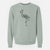 Christmas Lights Mango the Flamingo - Unisex Pigment Dyed Crew Sweatshirt