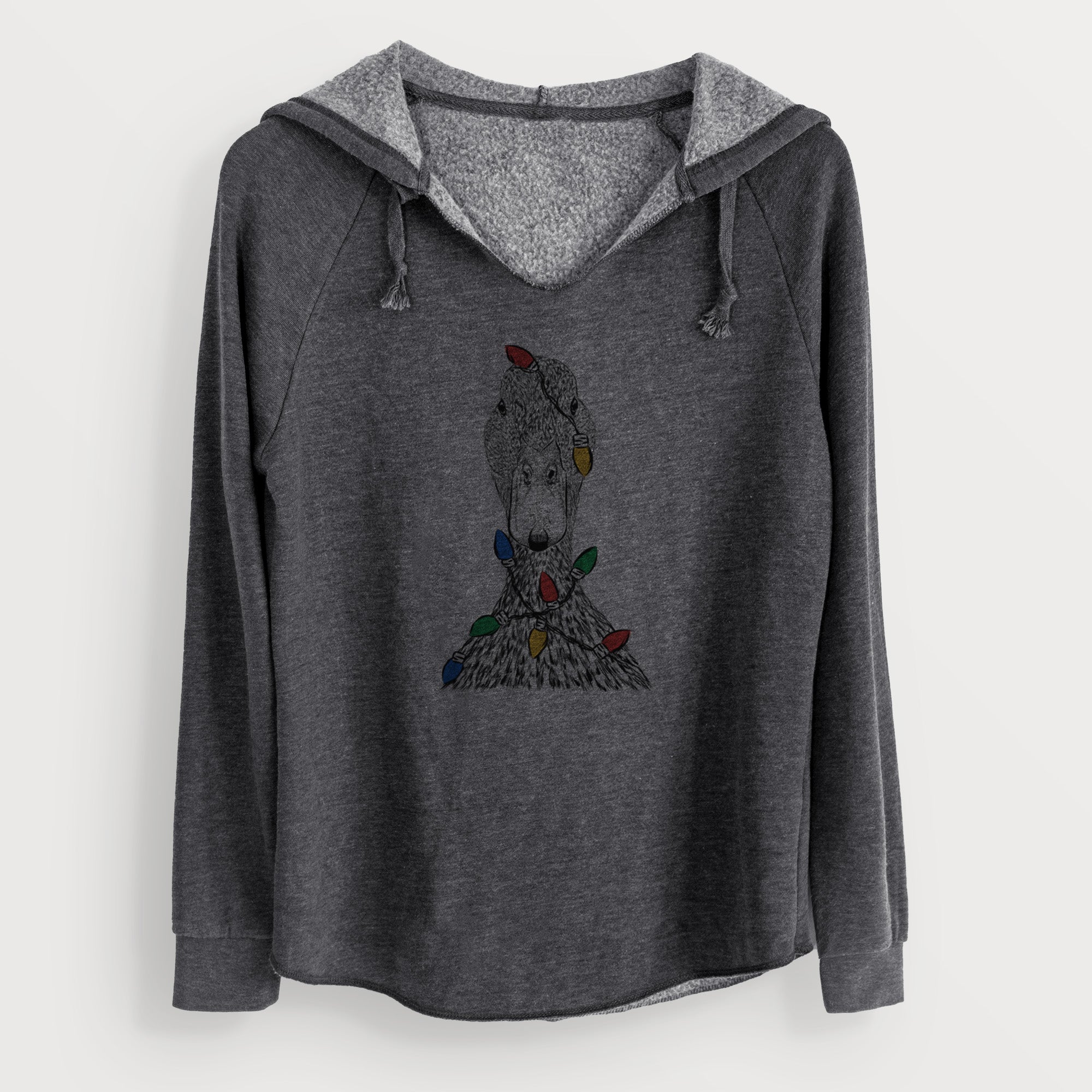 Christmas Lights Marge the Mallard Duck - Cali Wave Hooded Sweatshirt