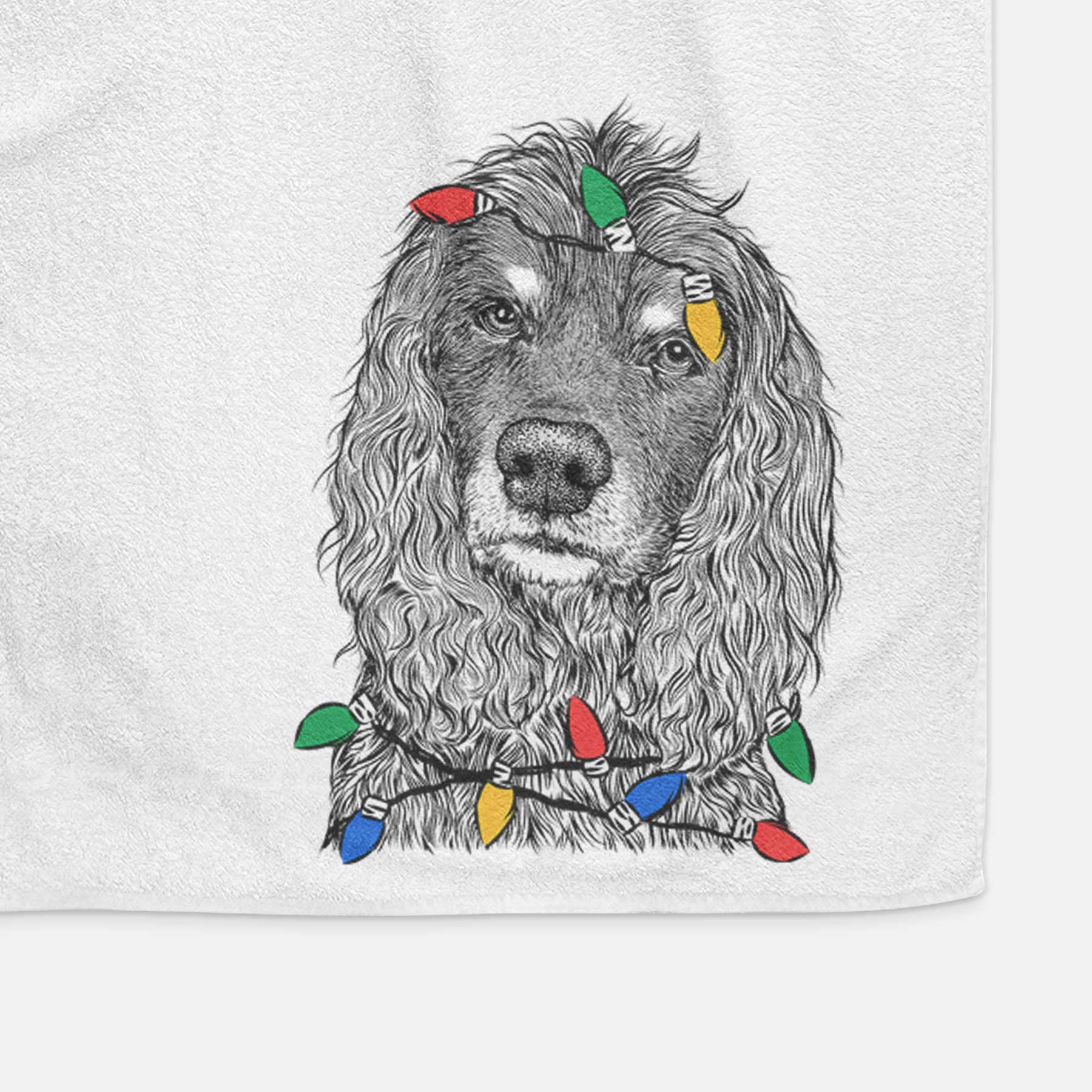 Marley Boy the American Cocker Spaniel Decorative Hand Towel