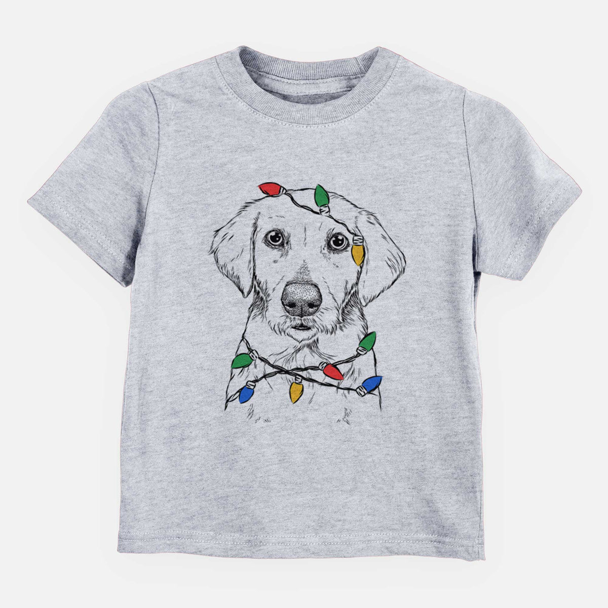 Christmas Lights Marley Sue the Labradoodle - Kids/Youth/Toddler Shirt