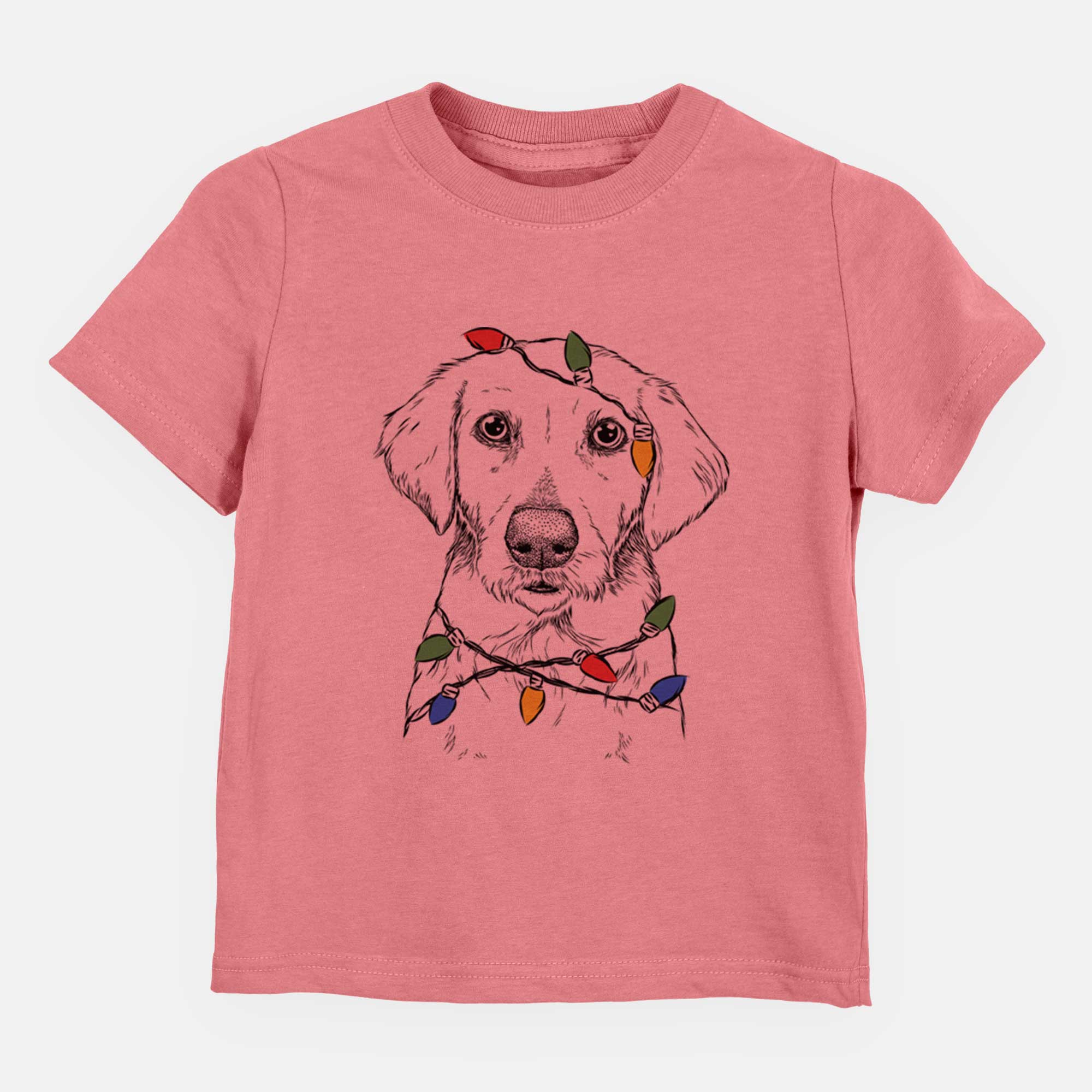 Christmas Lights Marley Sue the Labradoodle - Kids/Youth/Toddler Shirt