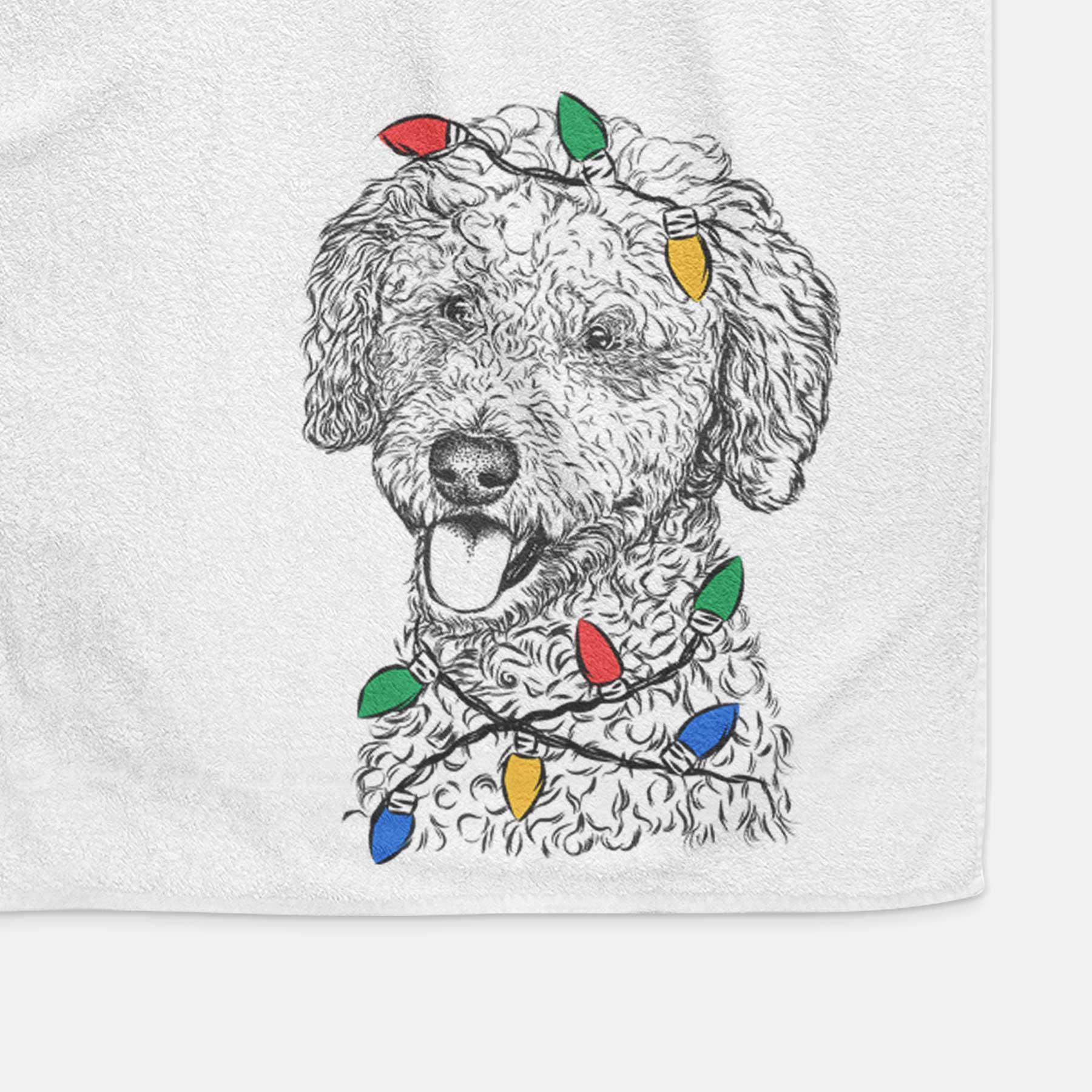 Marlow the Goldendoodle Decorative Hand Towel