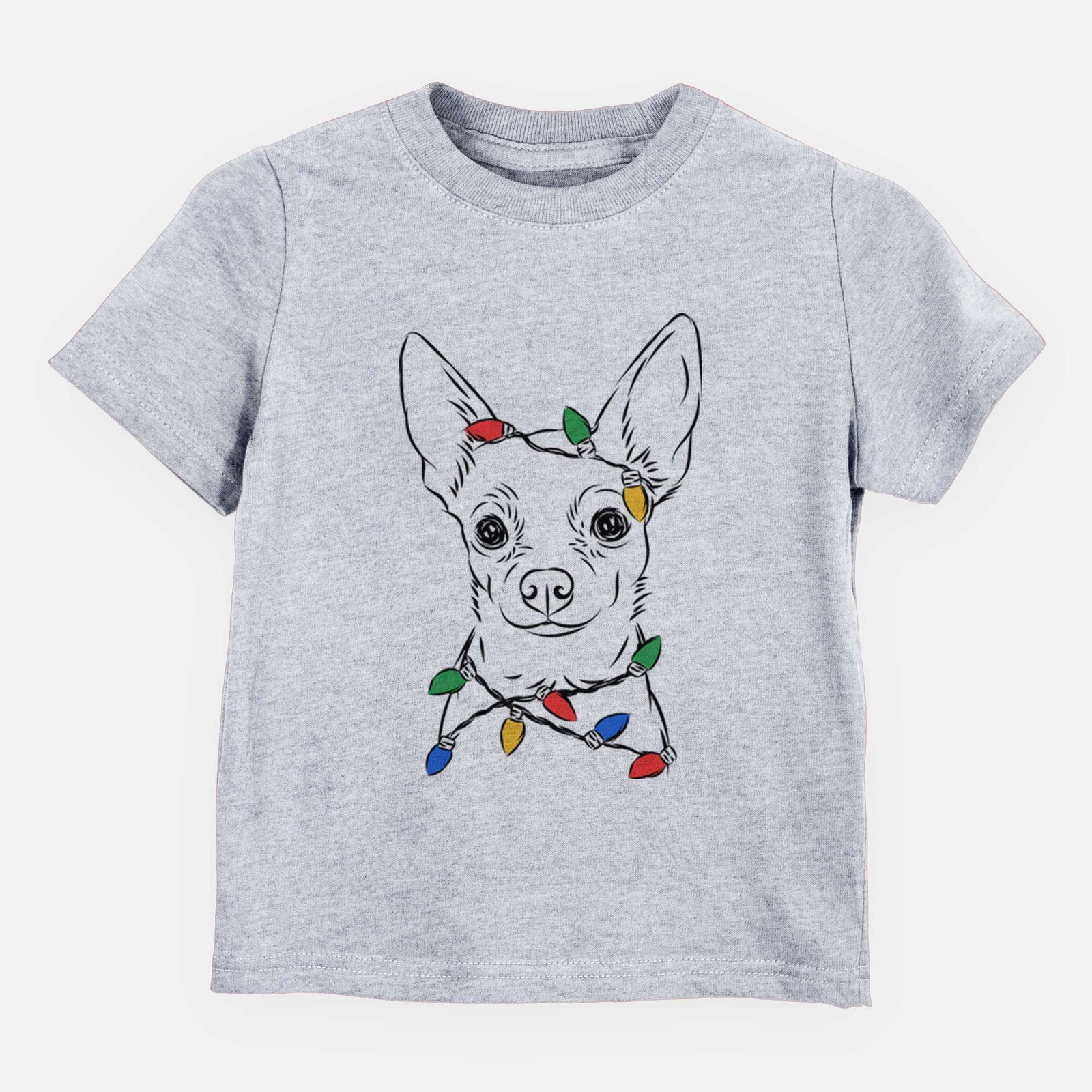 Christmas Lights Martini the Chihuahua - Kids/Youth/Toddler Shirt